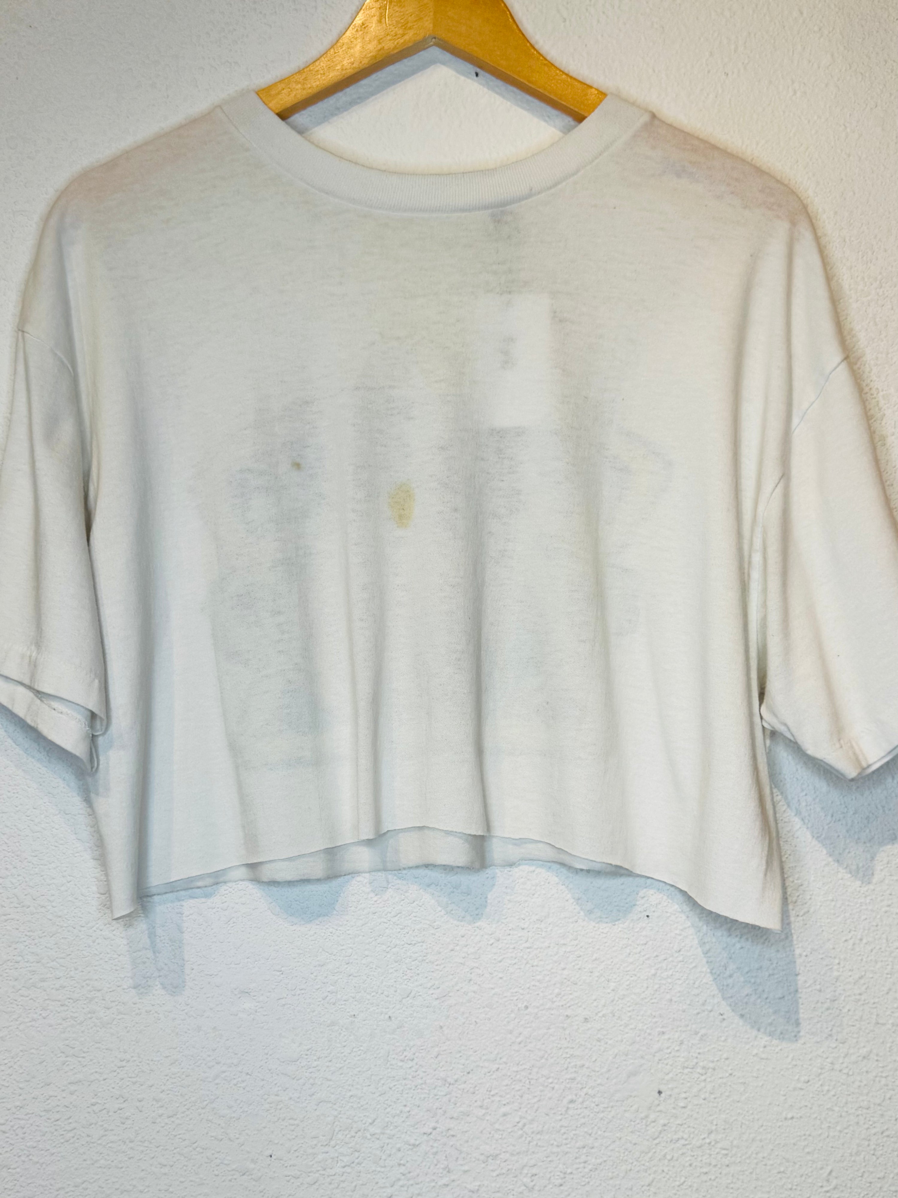 Camel Vintage Crop Tee
