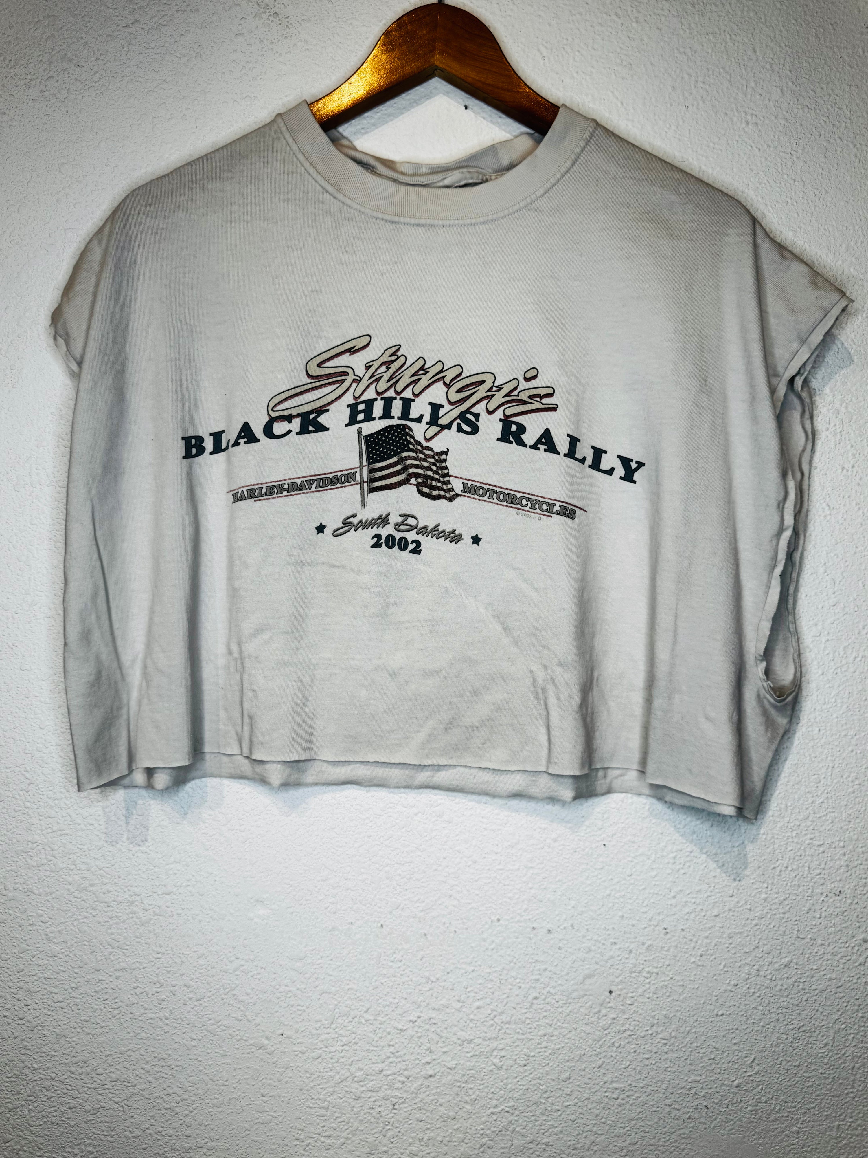 Sturgis '02 Harley Vintage Crop Tank