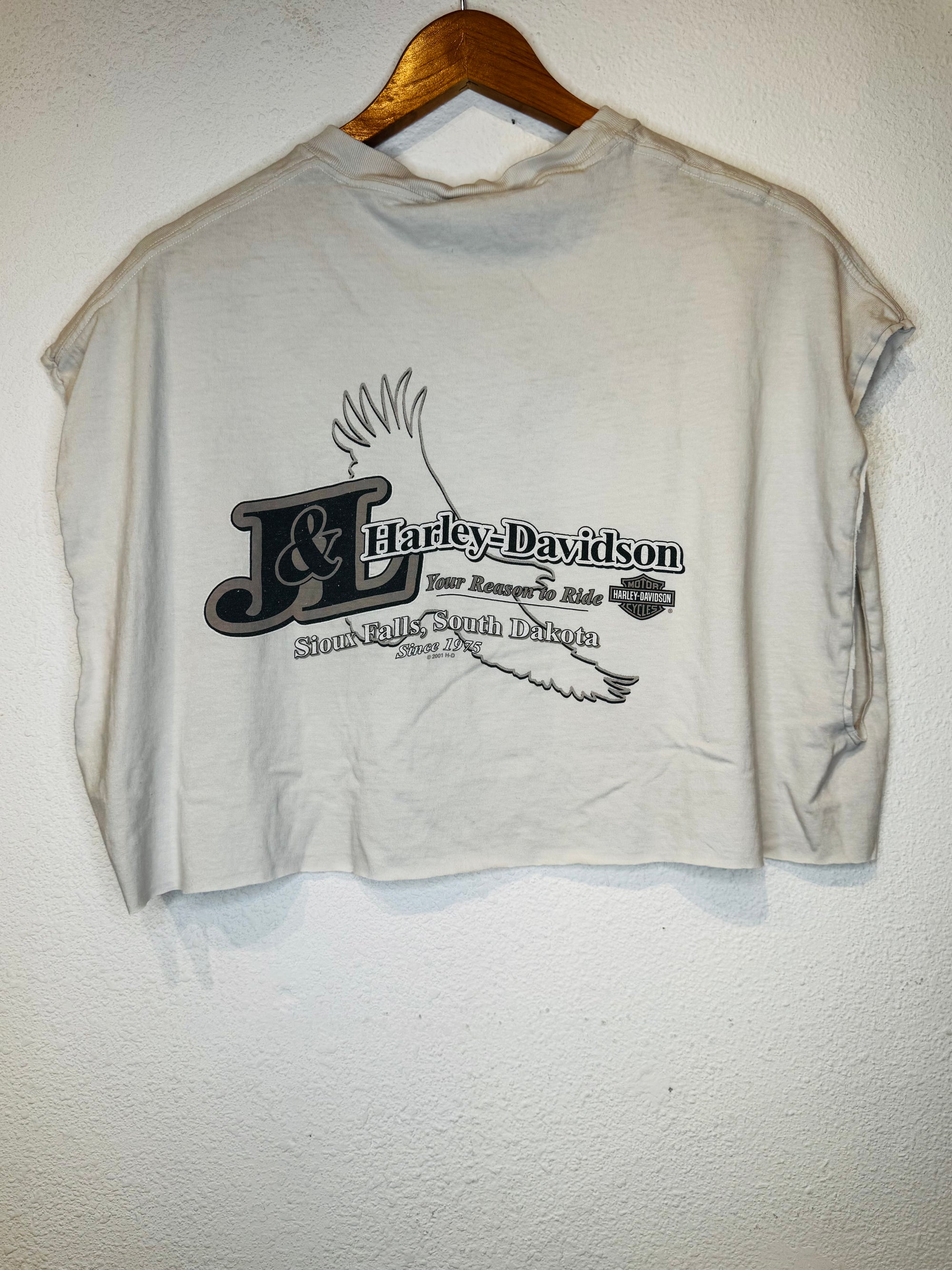 Sturgis '02 Harley Vintage Crop Tank