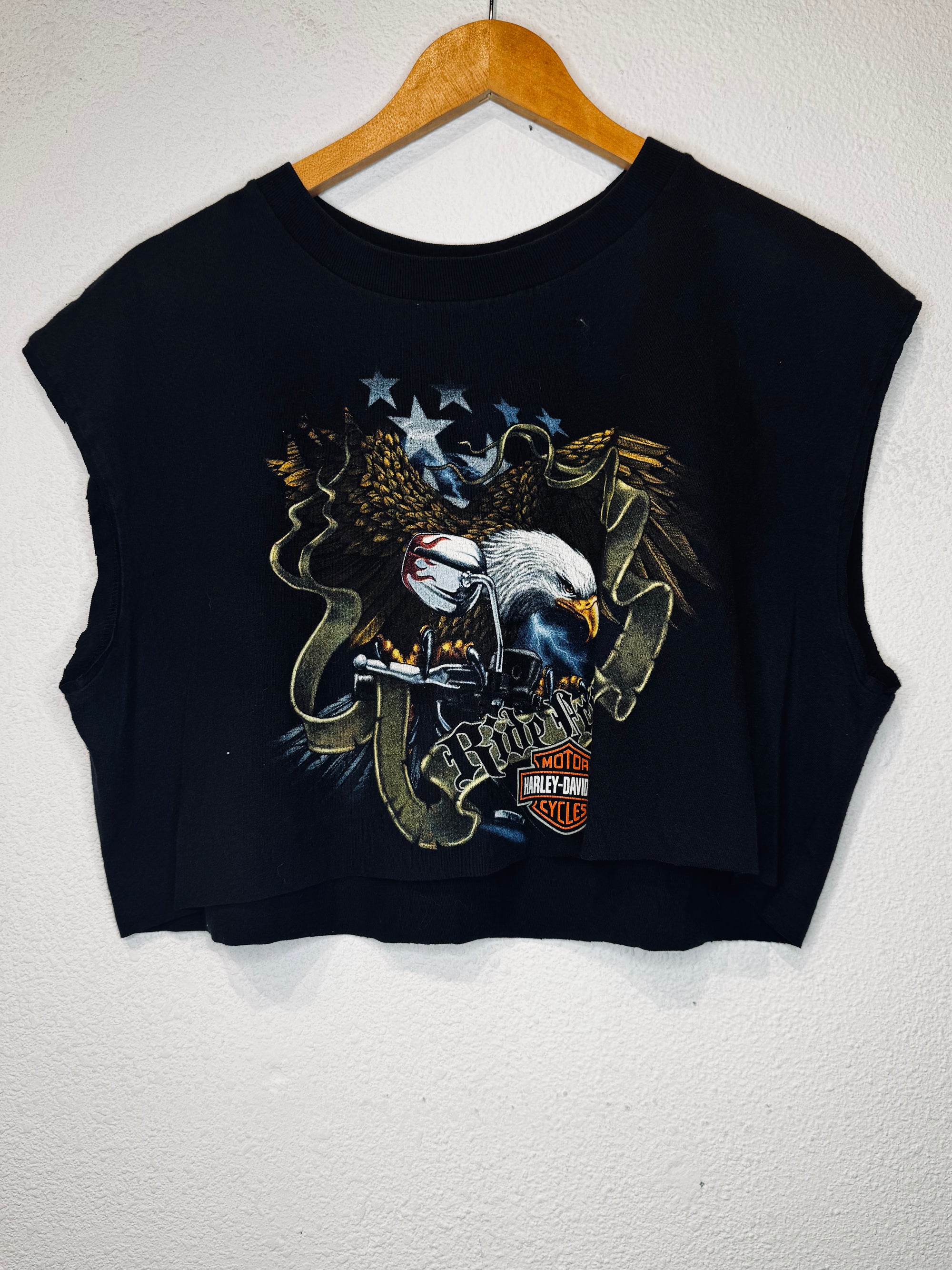 Ride Free Harley Vintage Crop Tank