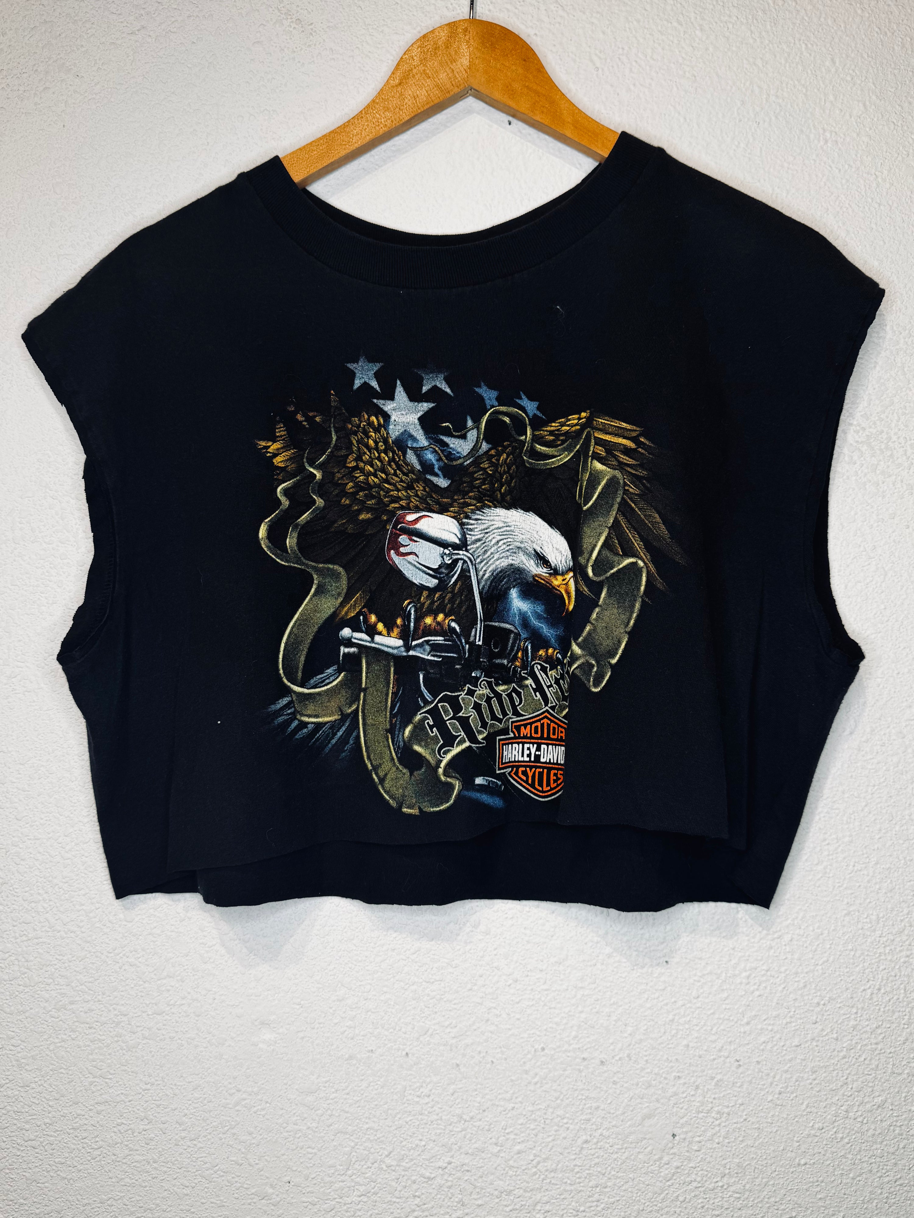 Ride Free Harley Vintage Crop Tank