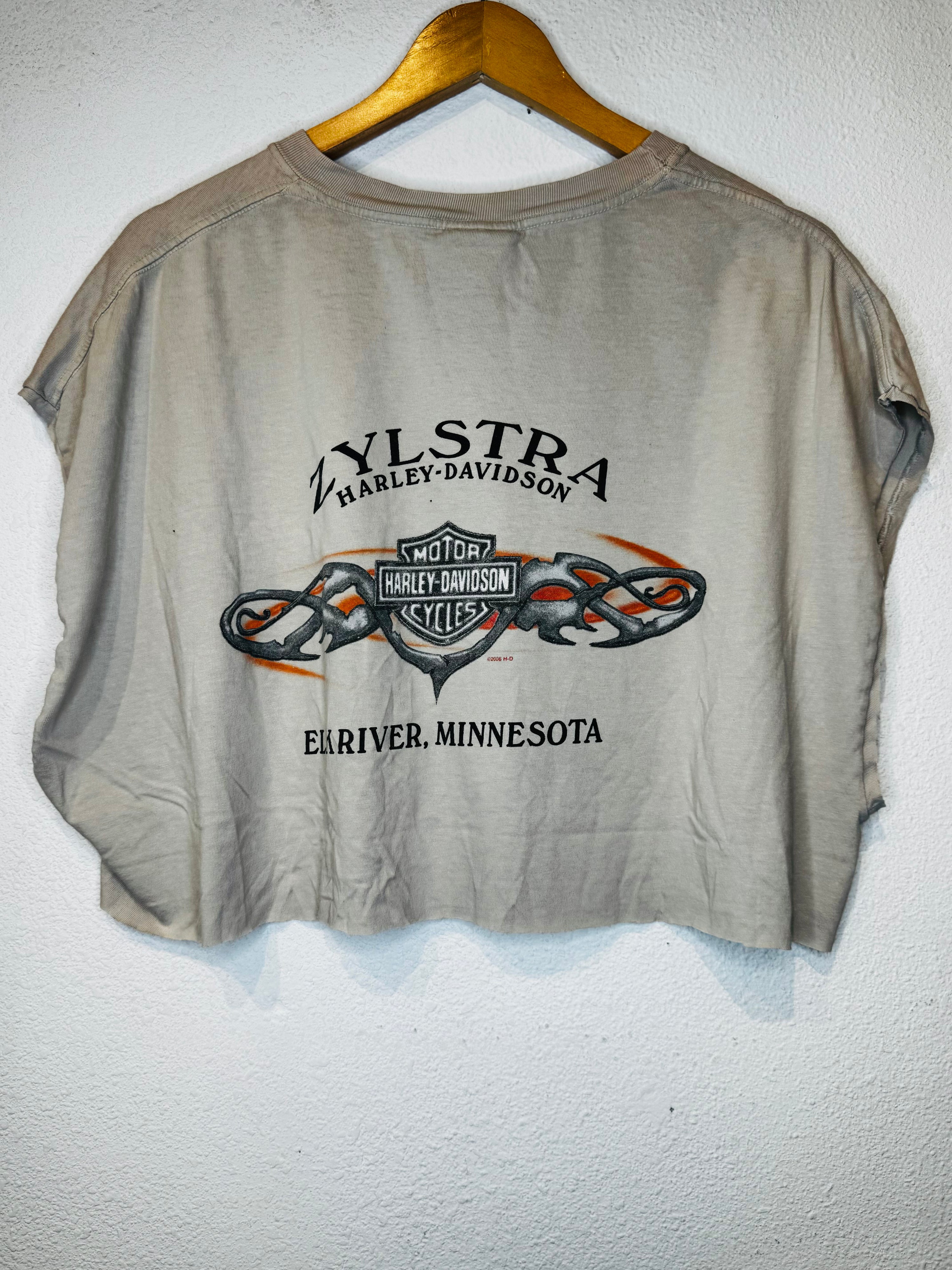 Wrecking Crew Harley Vintage Crop Tank