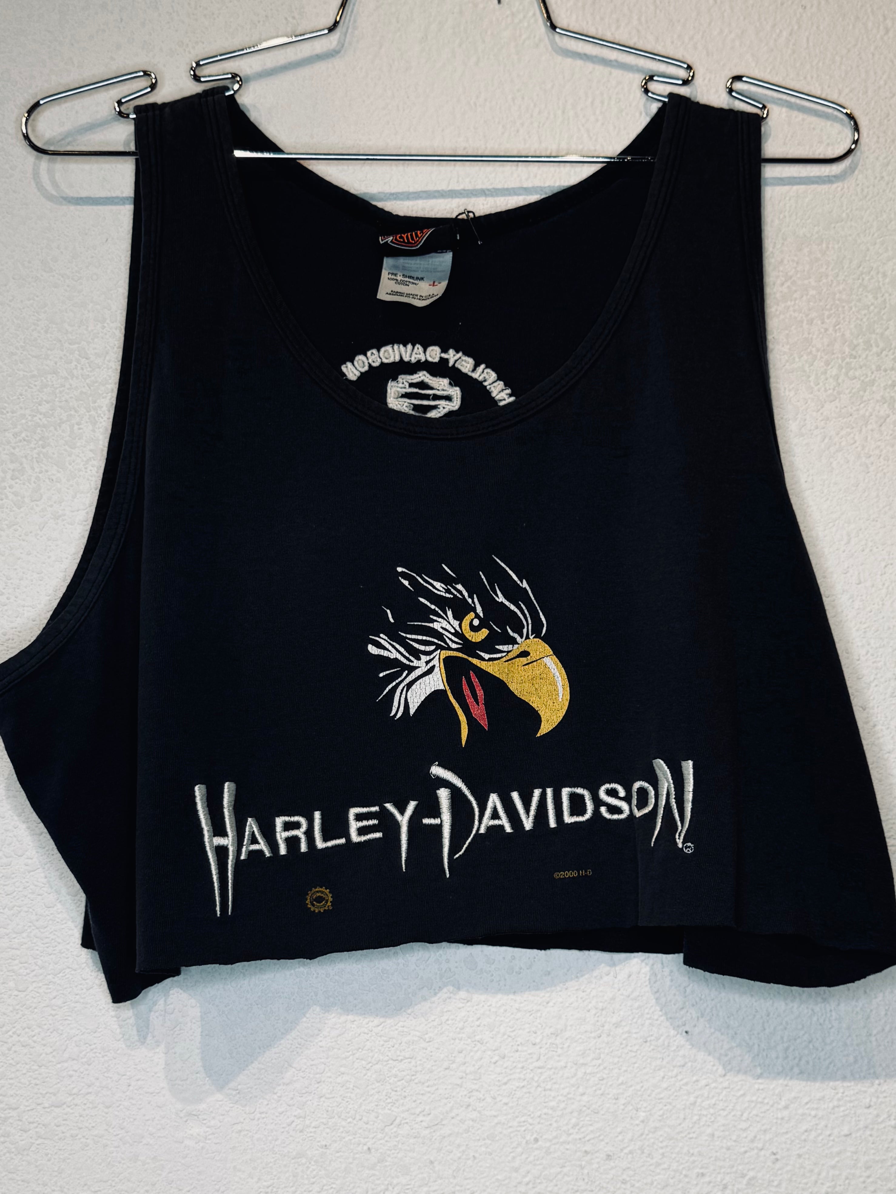 Ocean City Harley Vintage Crop Tank