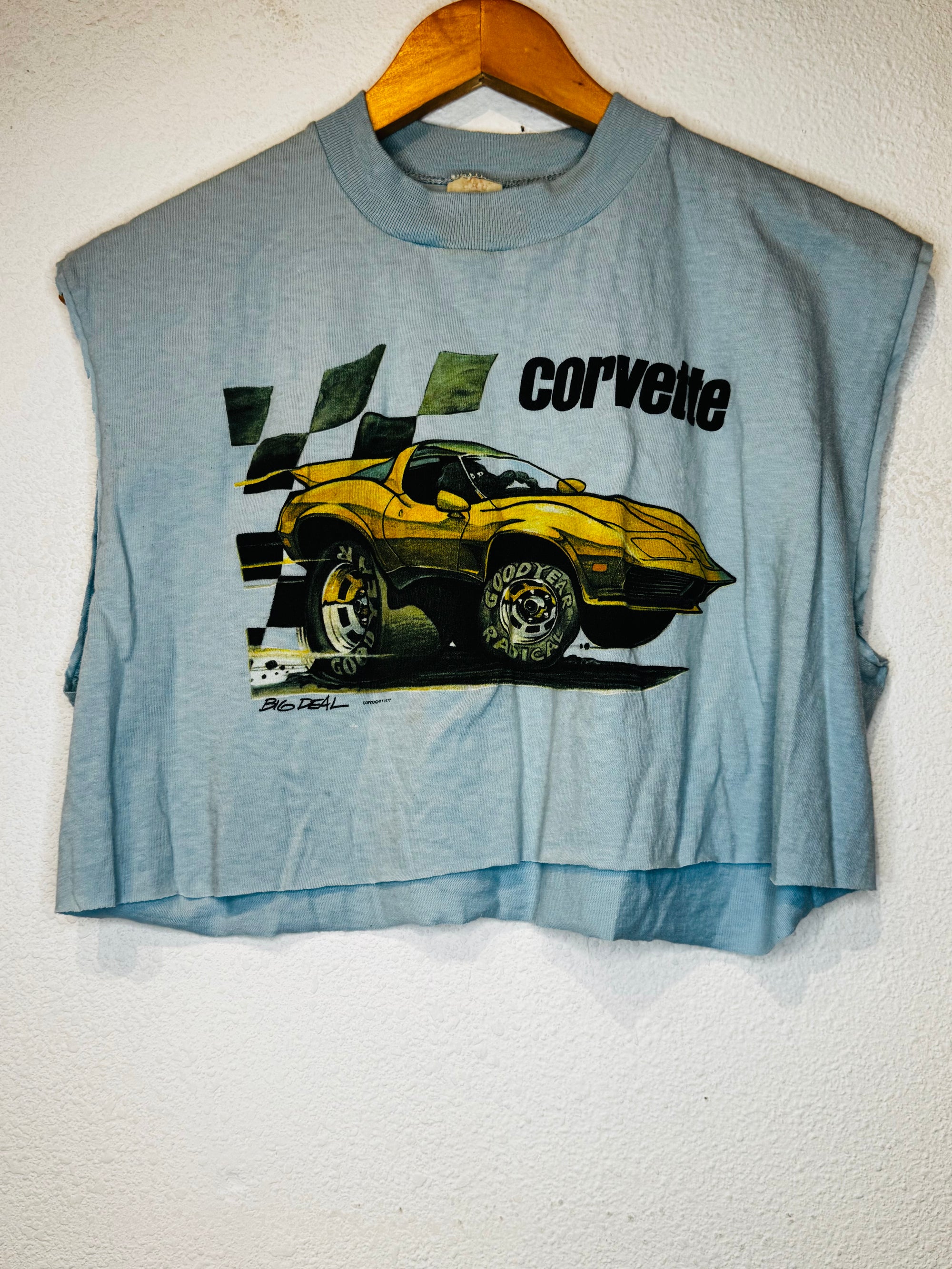 Corvette Vintage Crop Tank
