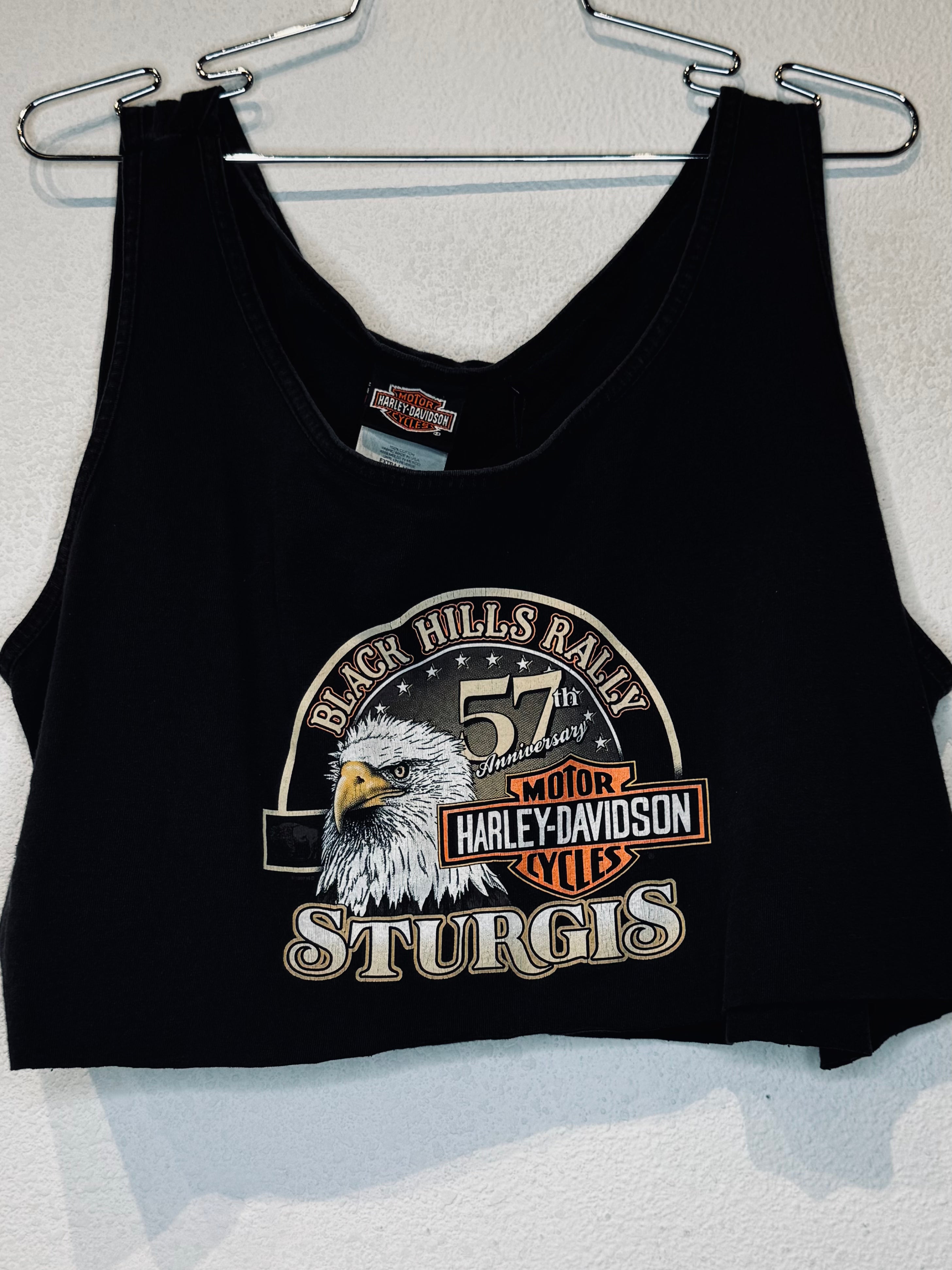 Sturgis Harley Vintage Crop Tank