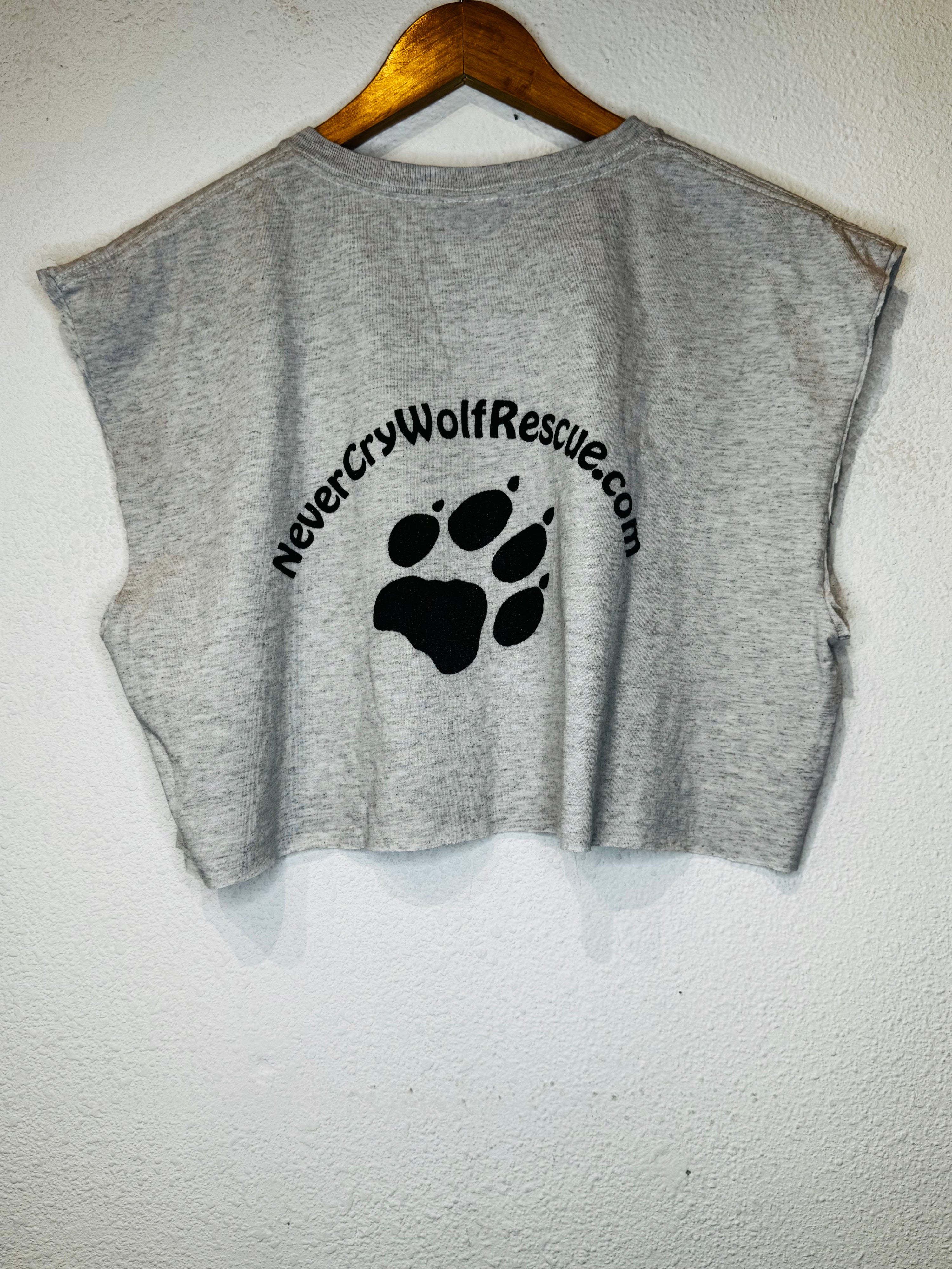 Wolves Vintage Crop Tank