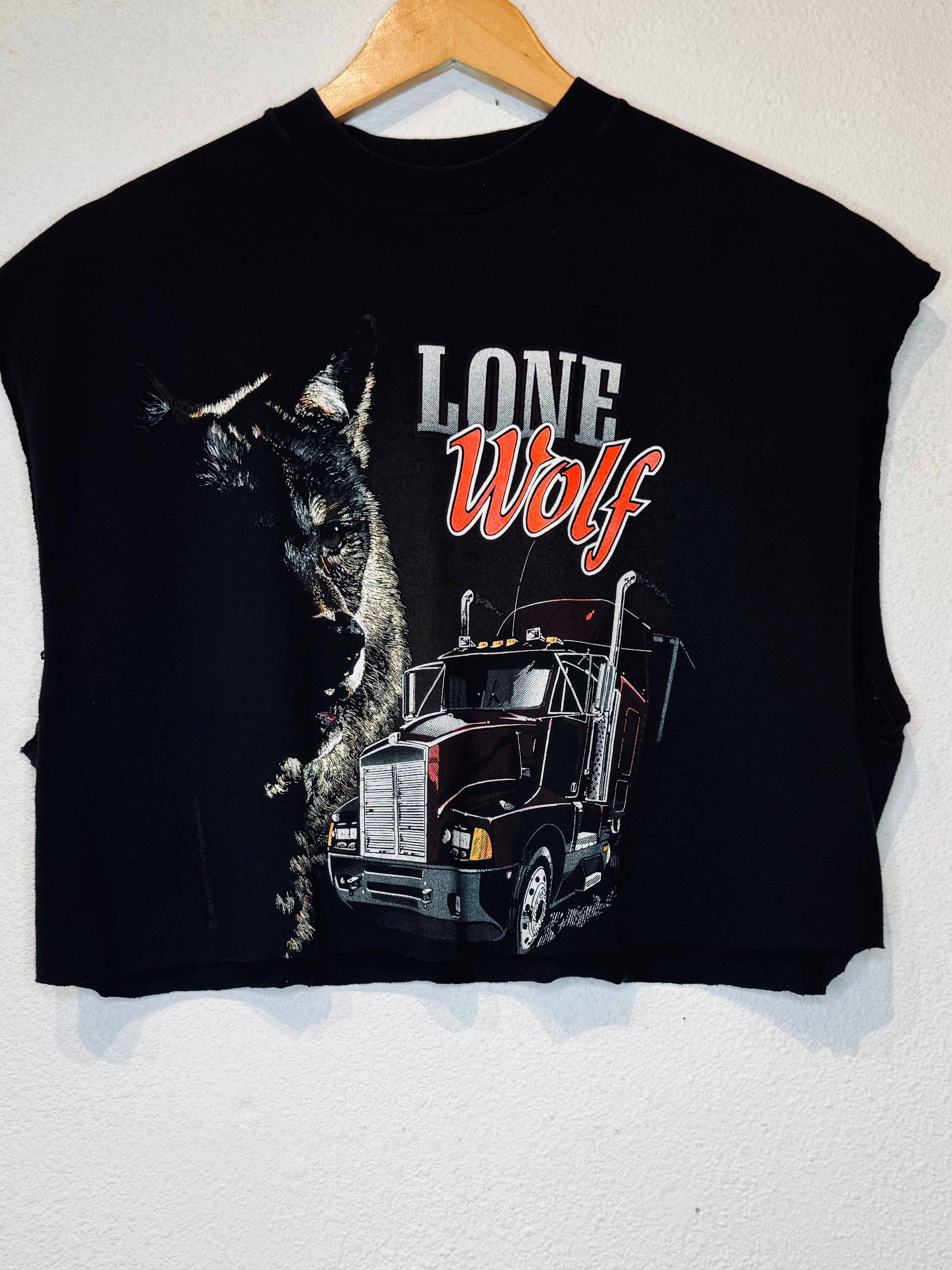 Lone Wolf Vintage Crop Tank