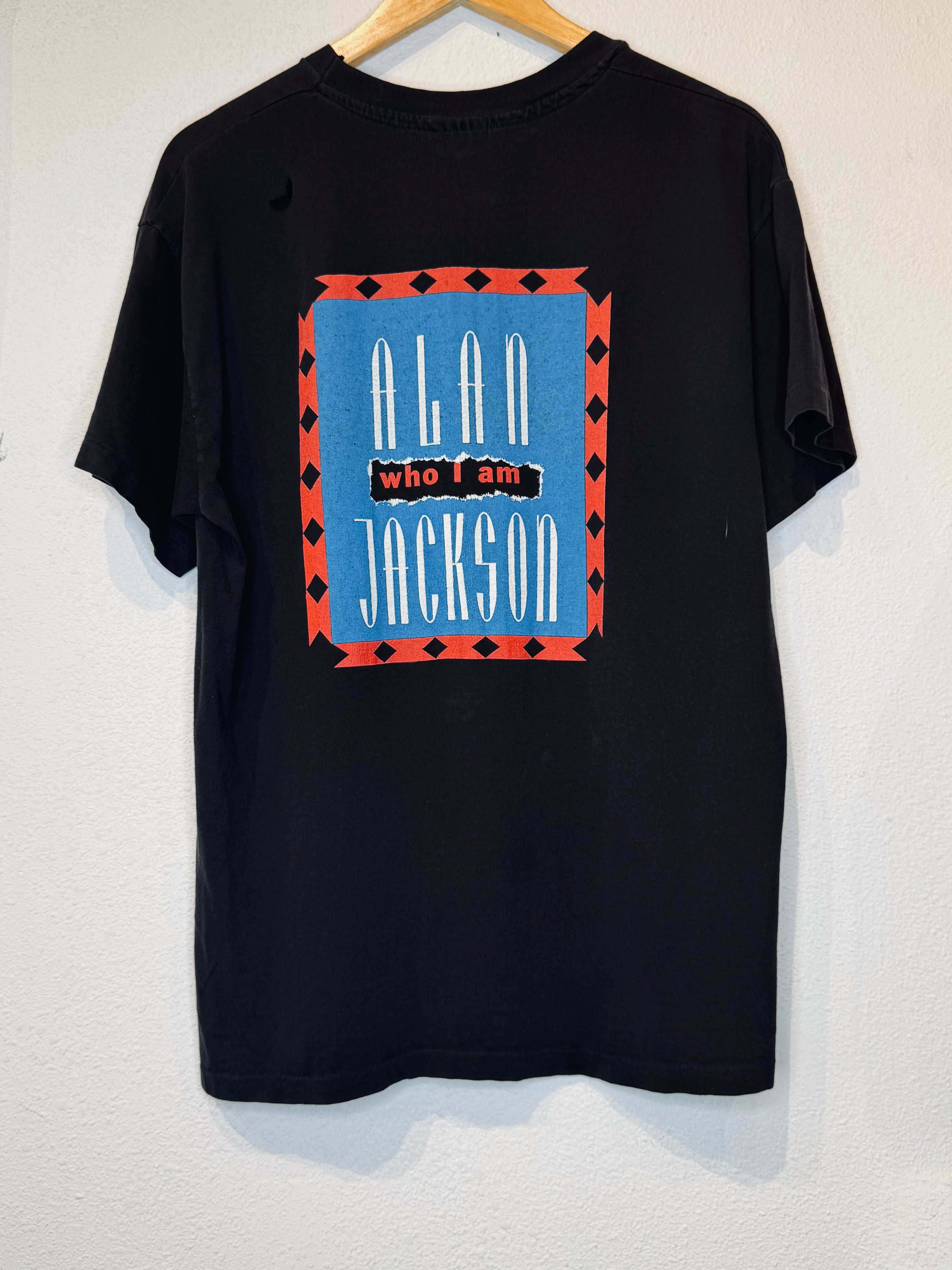 Alan Jackson Who Am I Vintage Tee