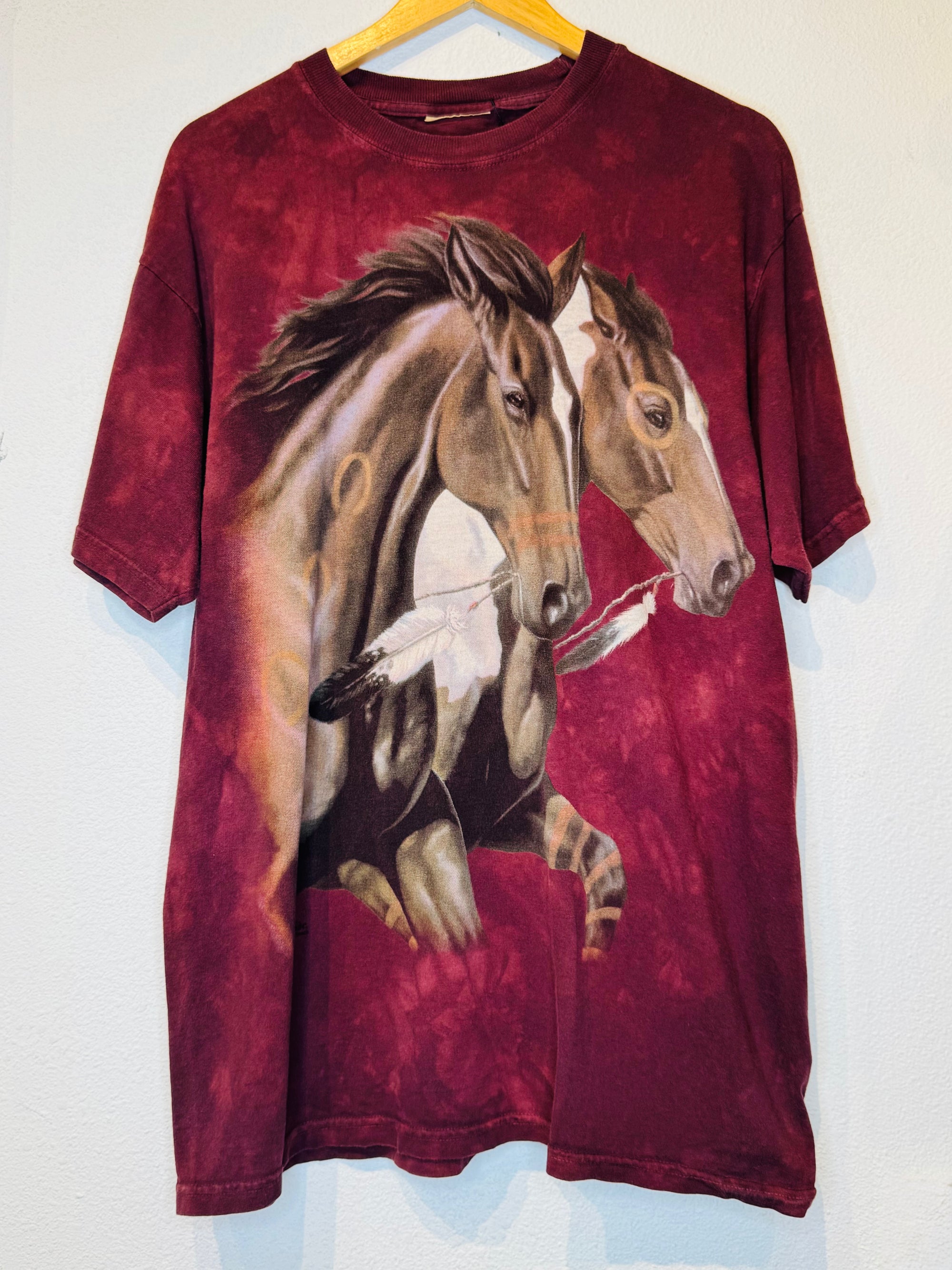 Horses Feather Vintage Tee