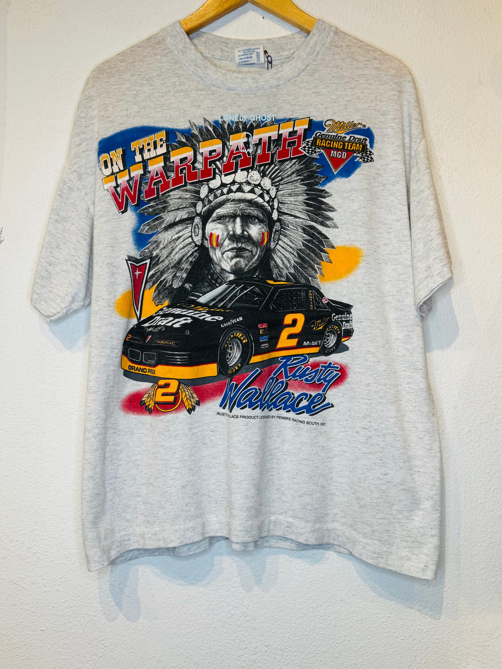 Warpath Rusty Wallce Vintage Tee