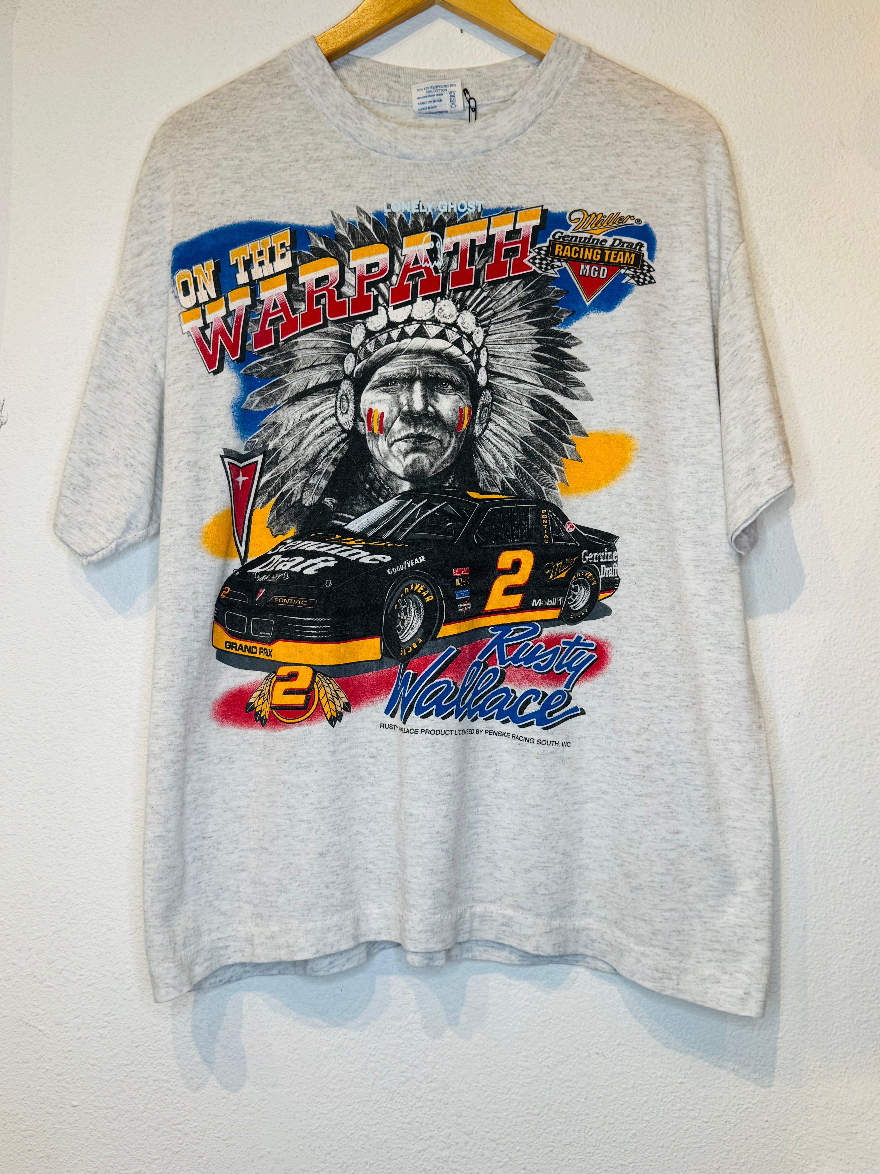 Warpath Rusty Wallce Vintage Tee