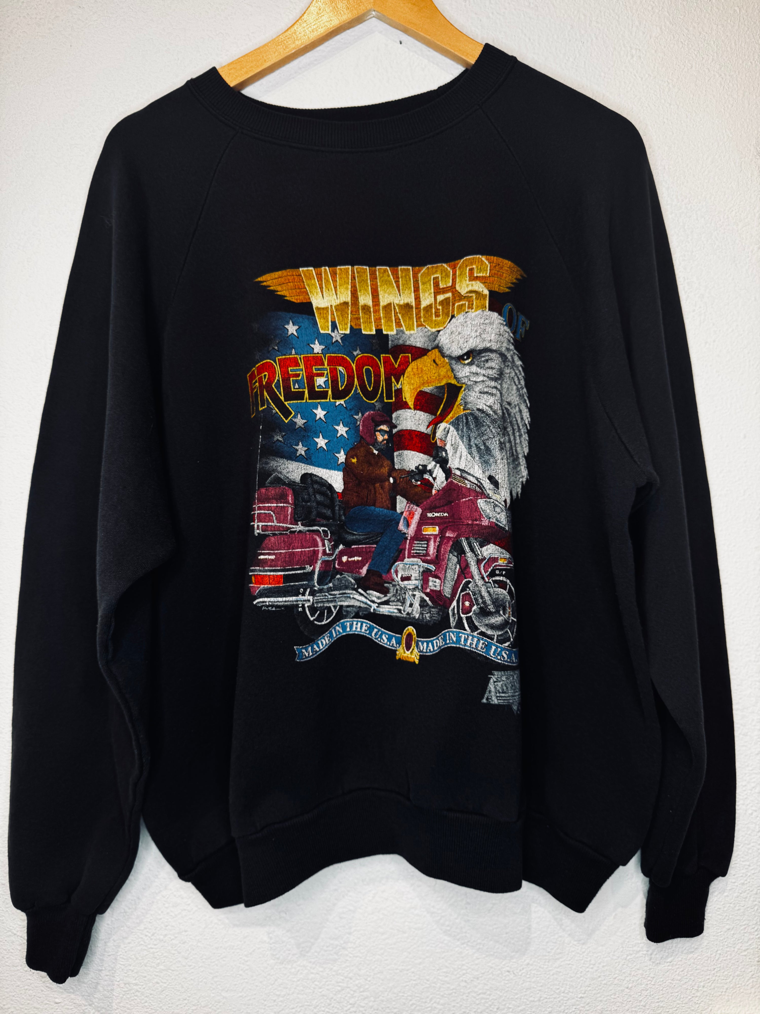 Wings of Freedom Honda Vintage Crewneck