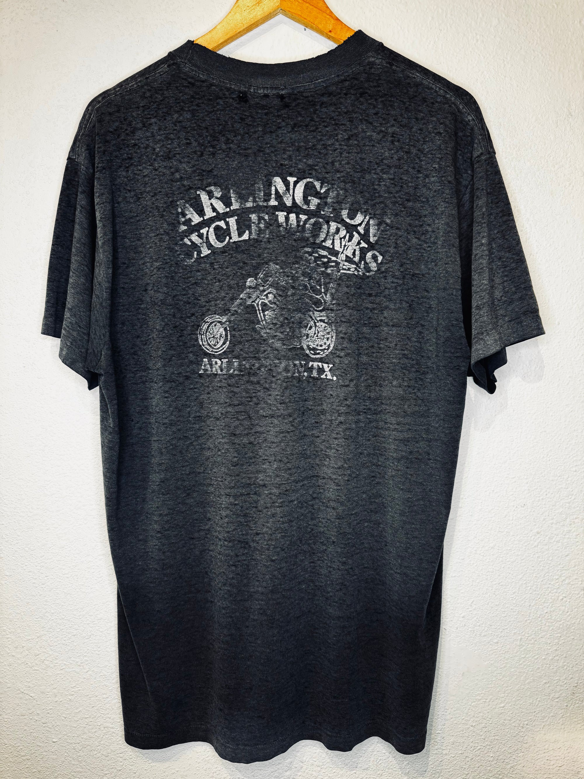 Leader of the Pack 3D Emblem '90 Harley Vintage Tee