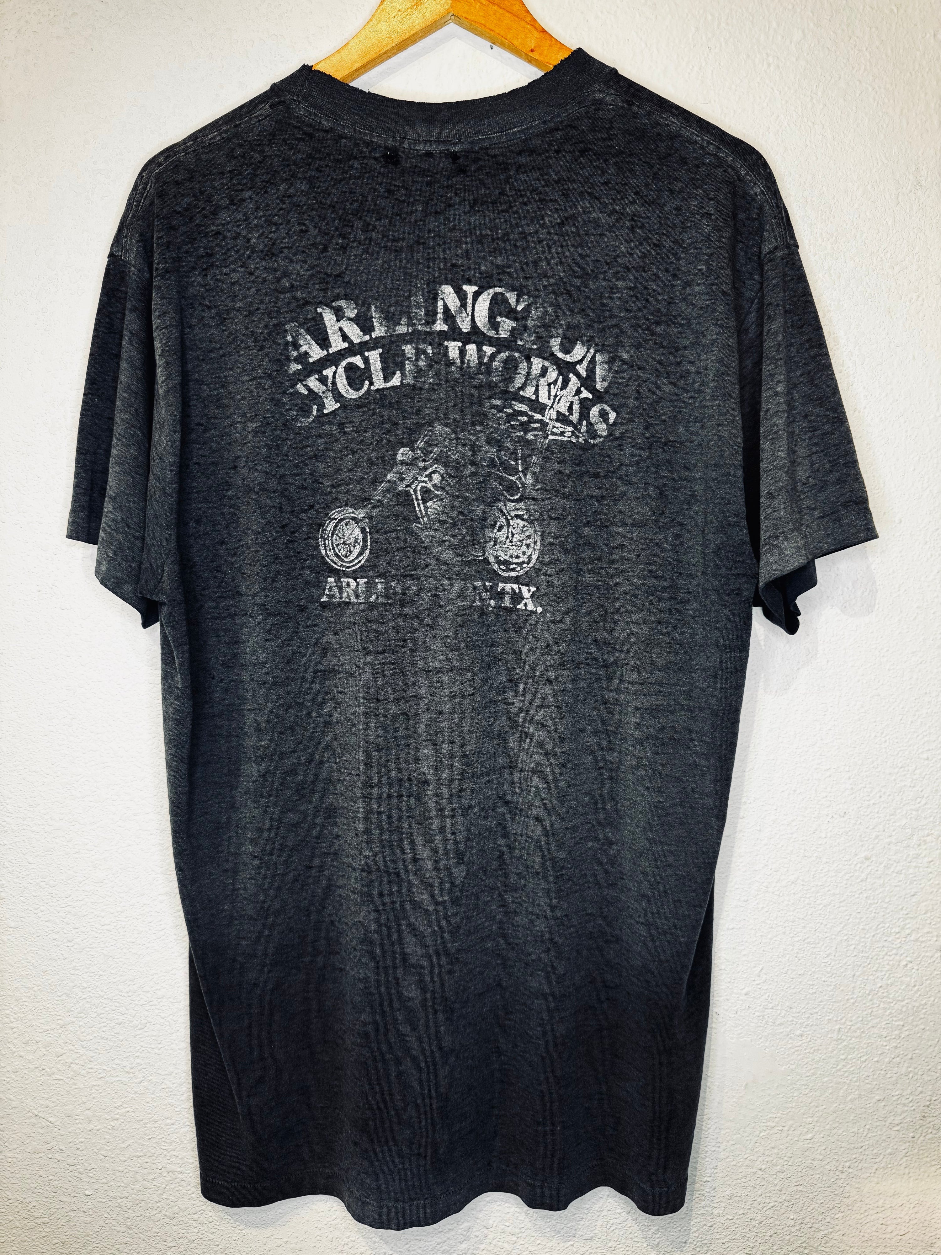 Leader of the Pack 3D Emblem '90 Harley Vintage Tee