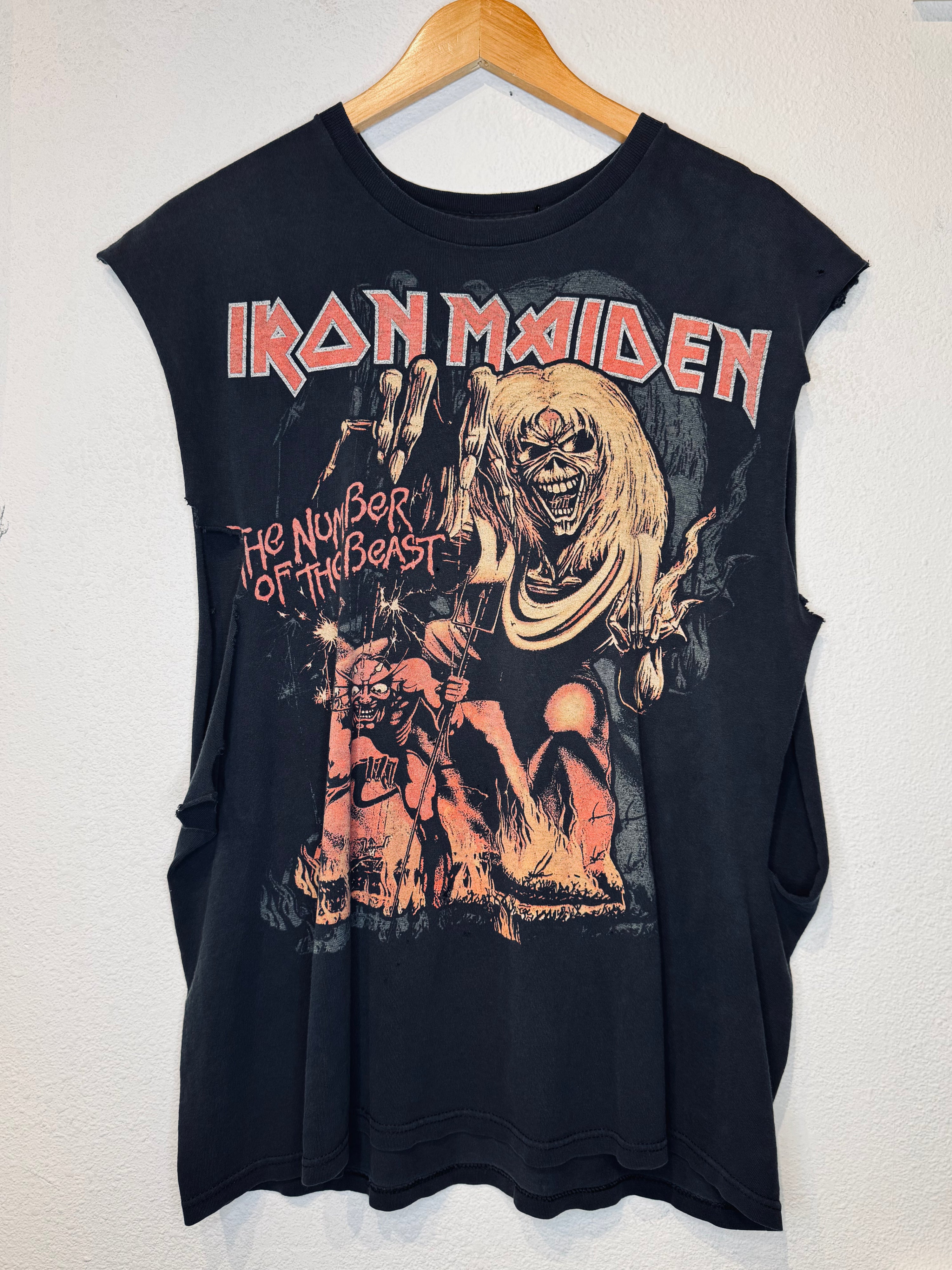 Iron Maiden Number of the Beast Vintage Tank