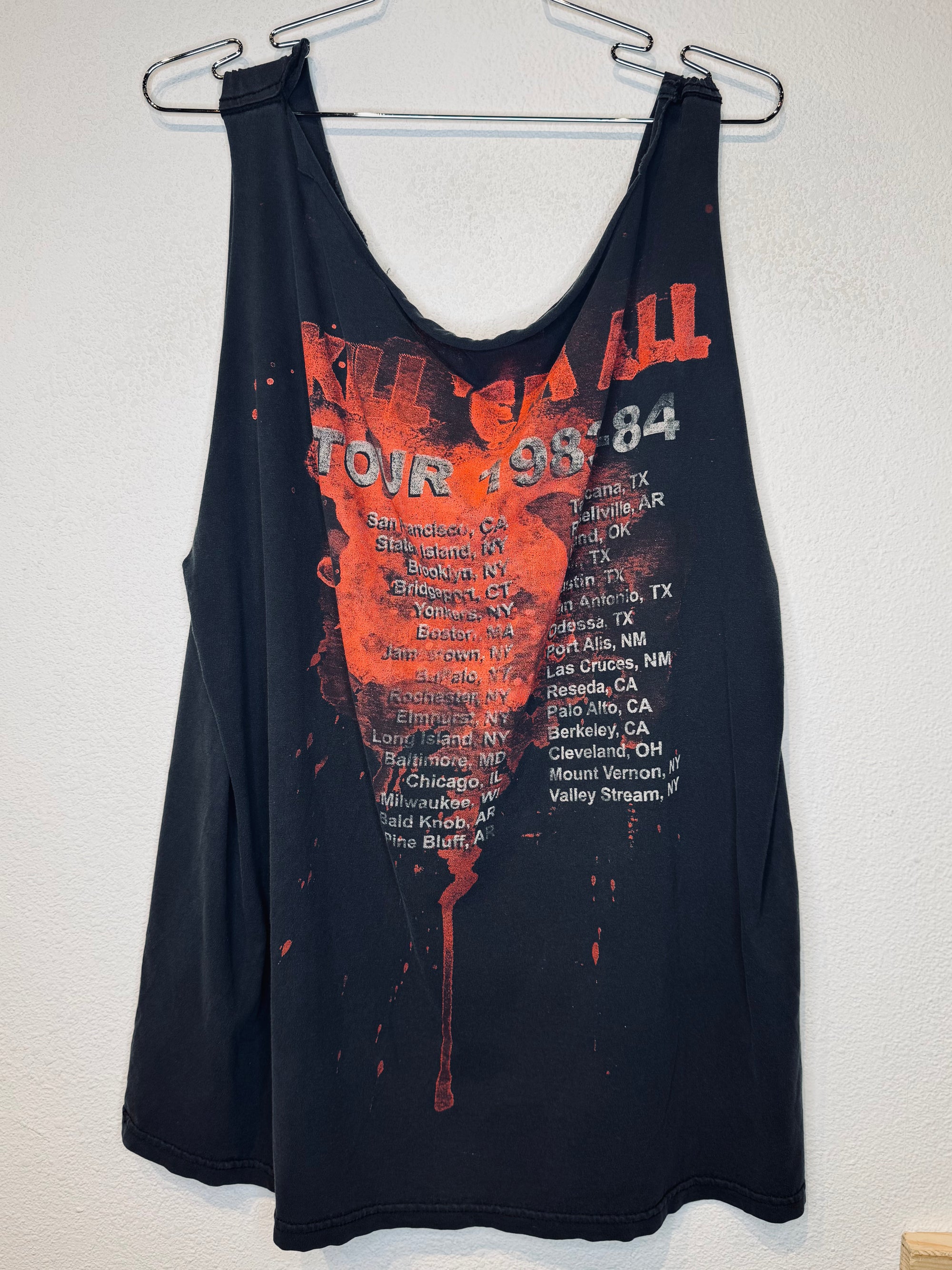 Metallica Kill em All Vintage Tank