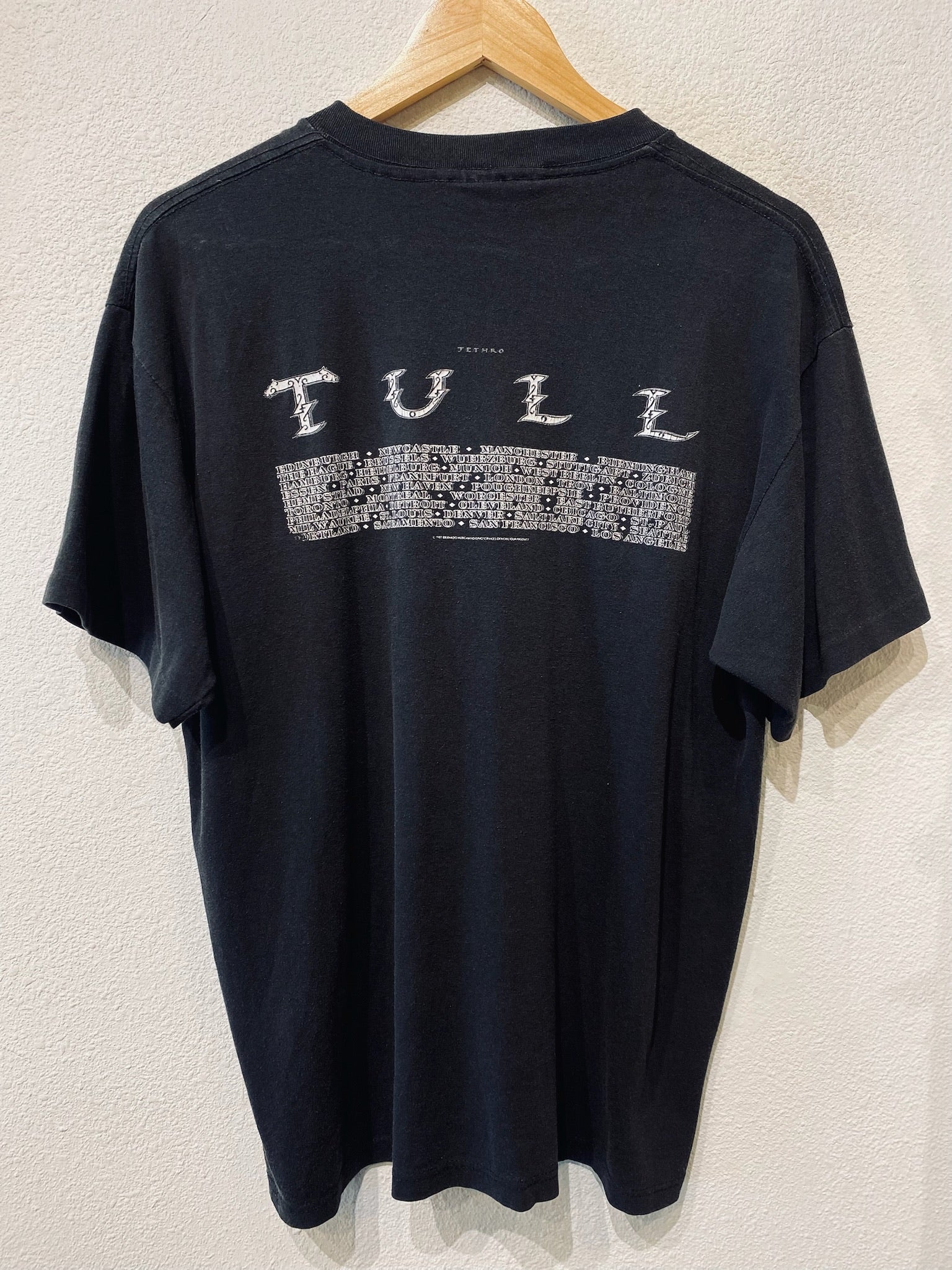 Jethro Tull '87 Tour Vintage Tee - Burnout