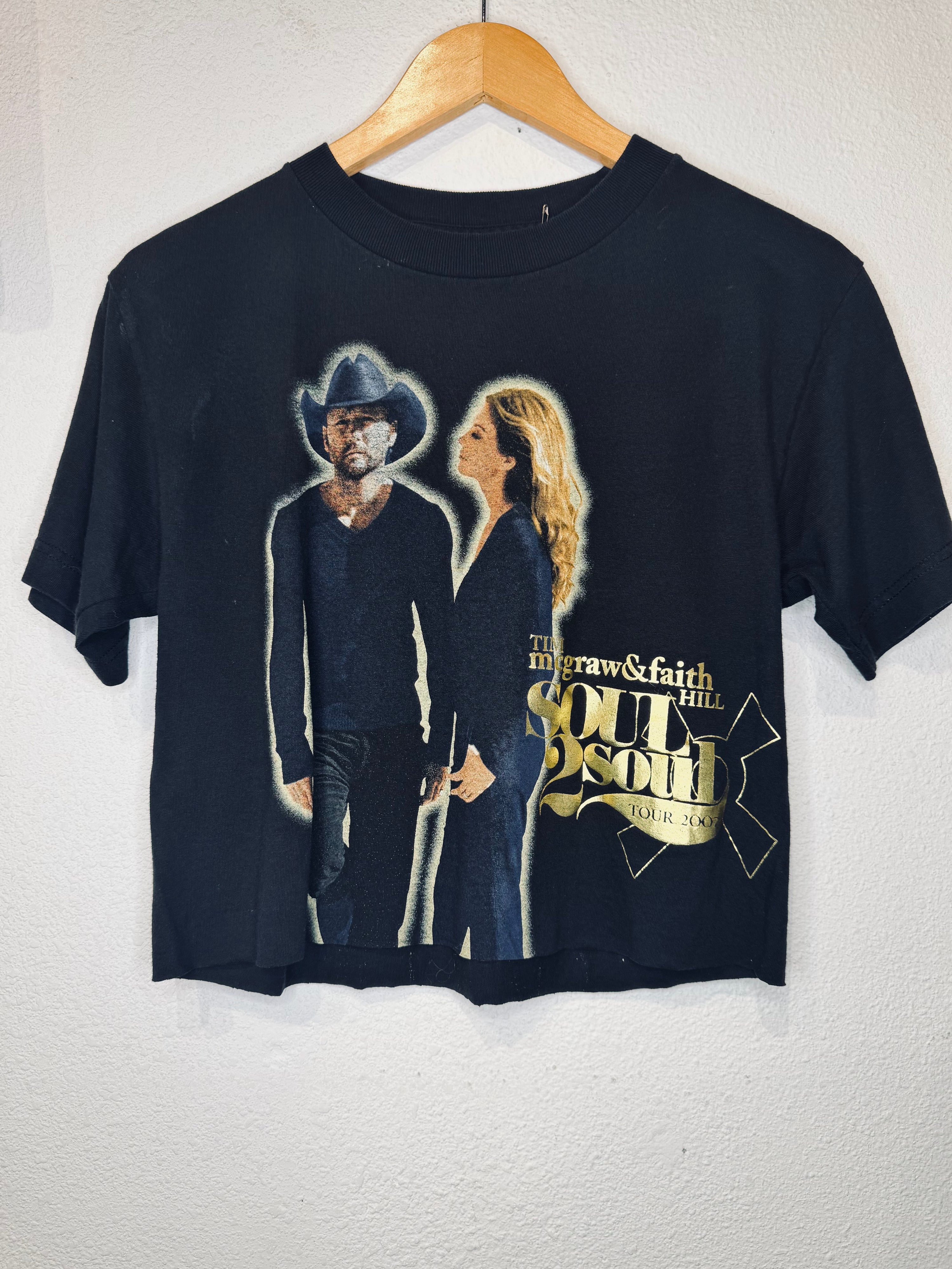Tim McGraw Faith Hill Vintage Crop Tank