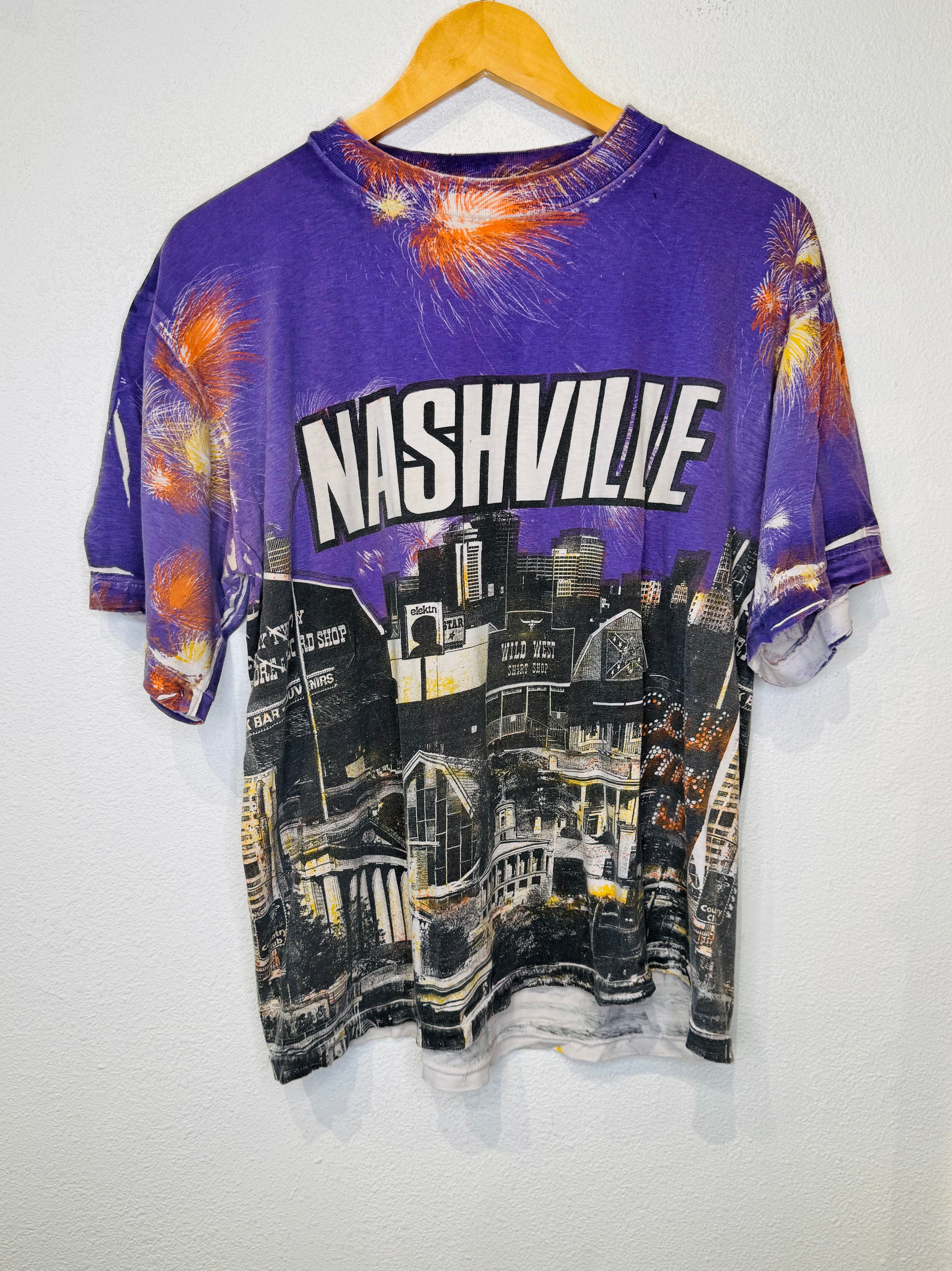 Nashville All Over Vintage Tee
