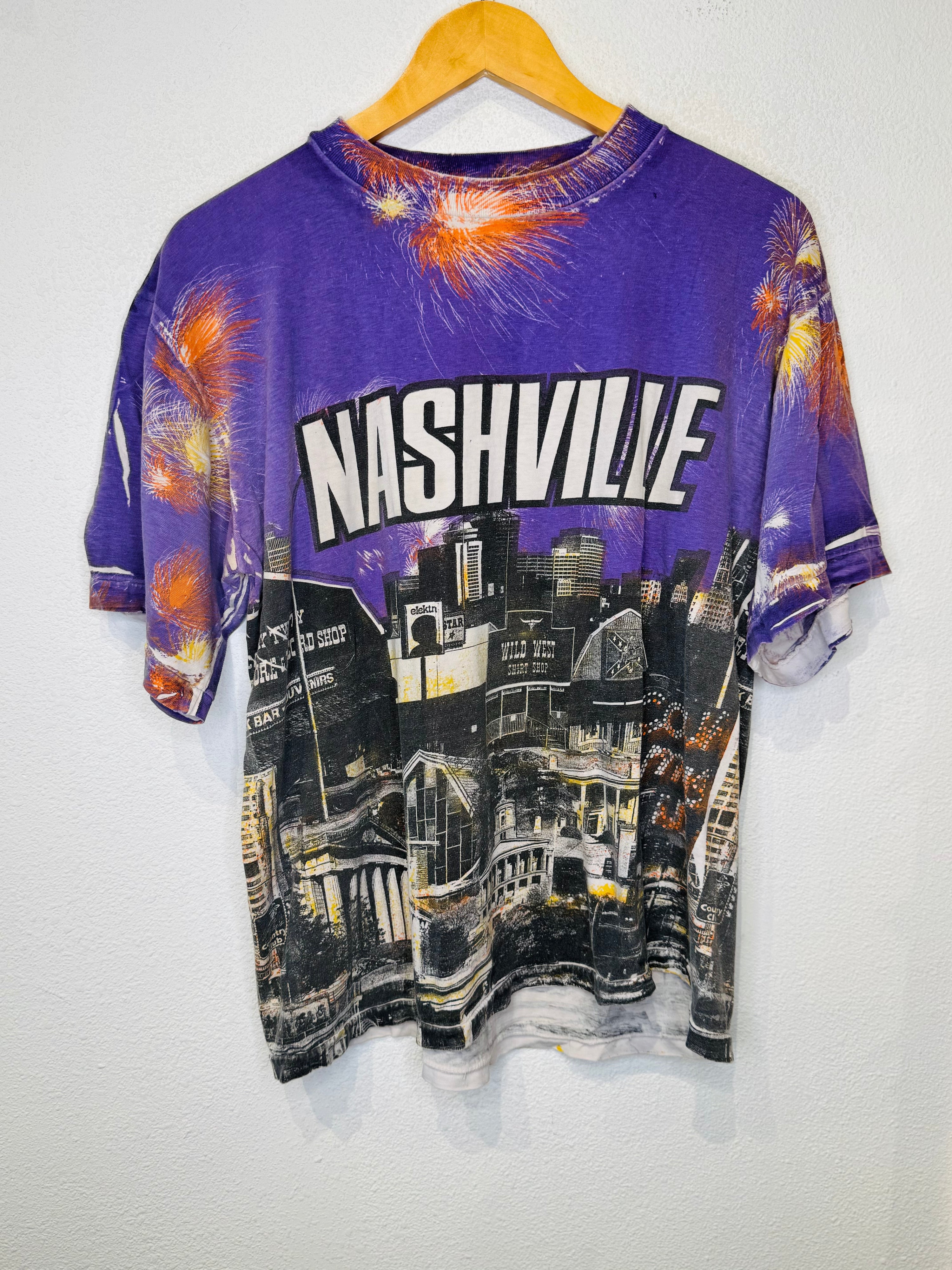 Nashville All Over Vintage Tee