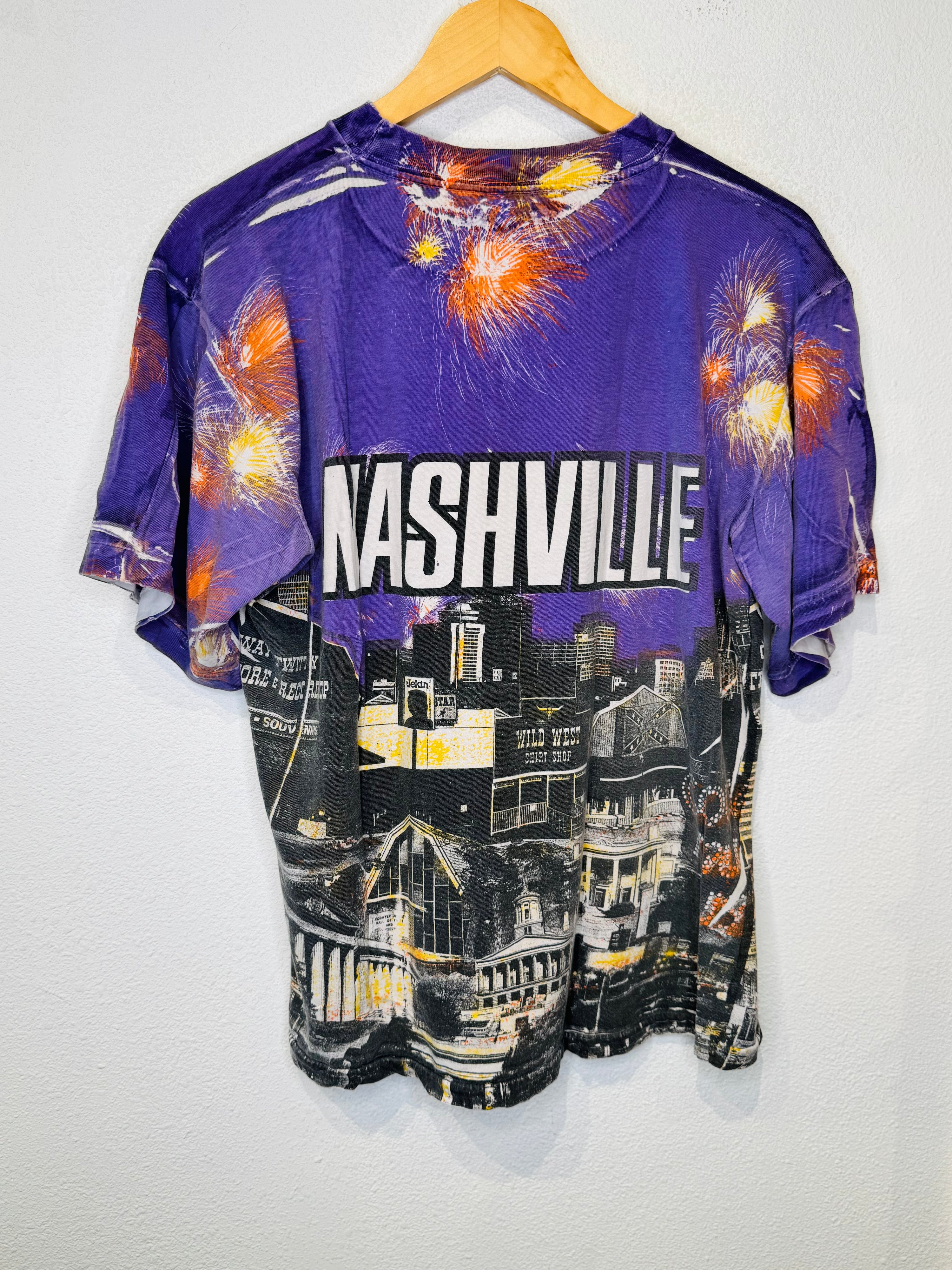 Nashville All Over Vintage Tee