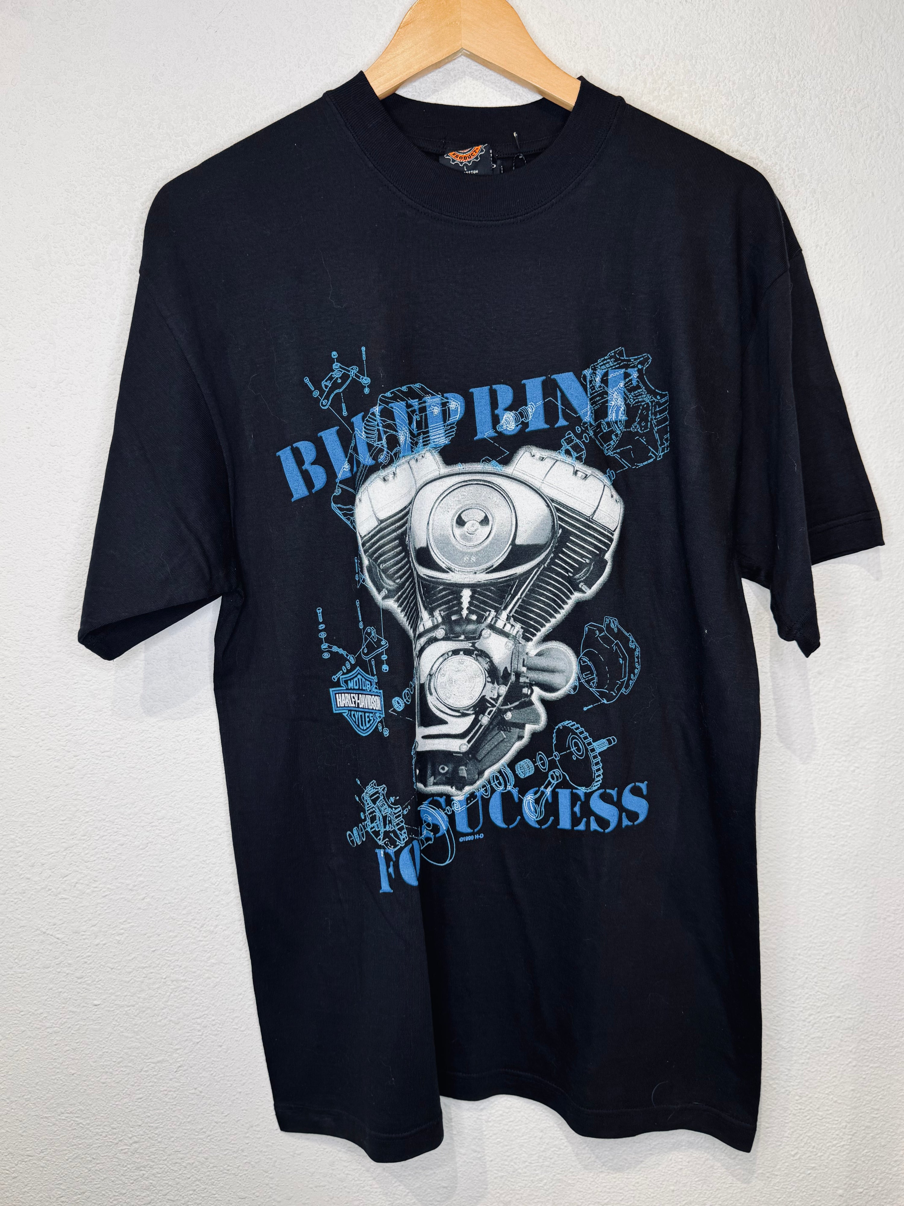 Blue Print Harley Vintage Tee