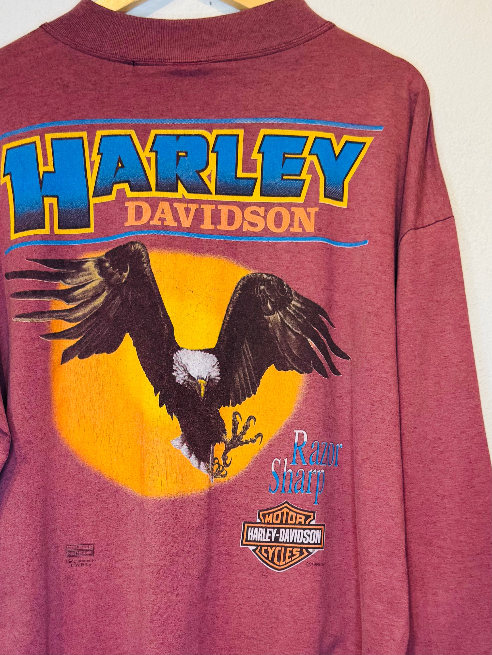 Razor Sharp Harley Vintage Long Sleeve