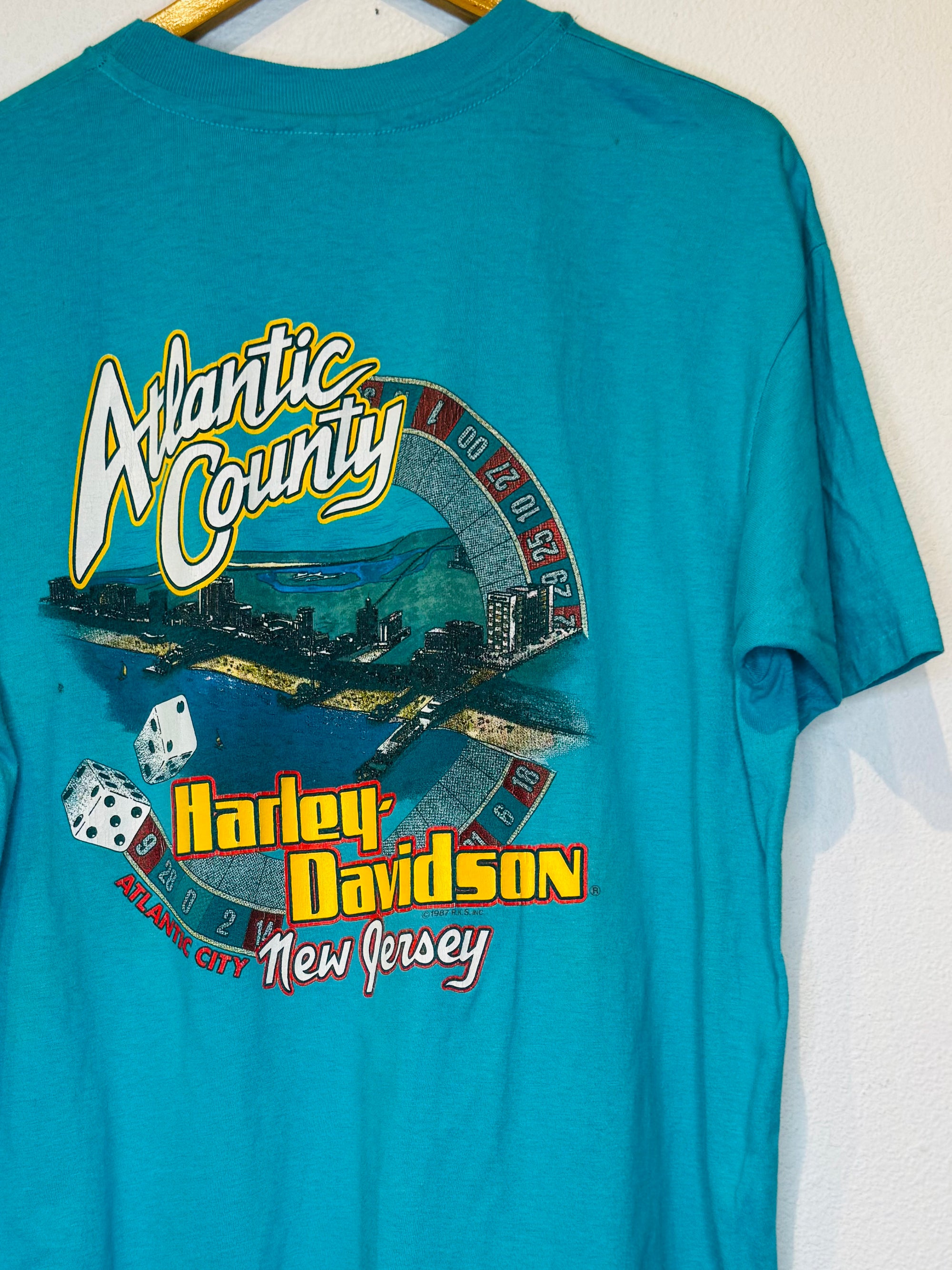 Atlantic City Harley Vintage Tee