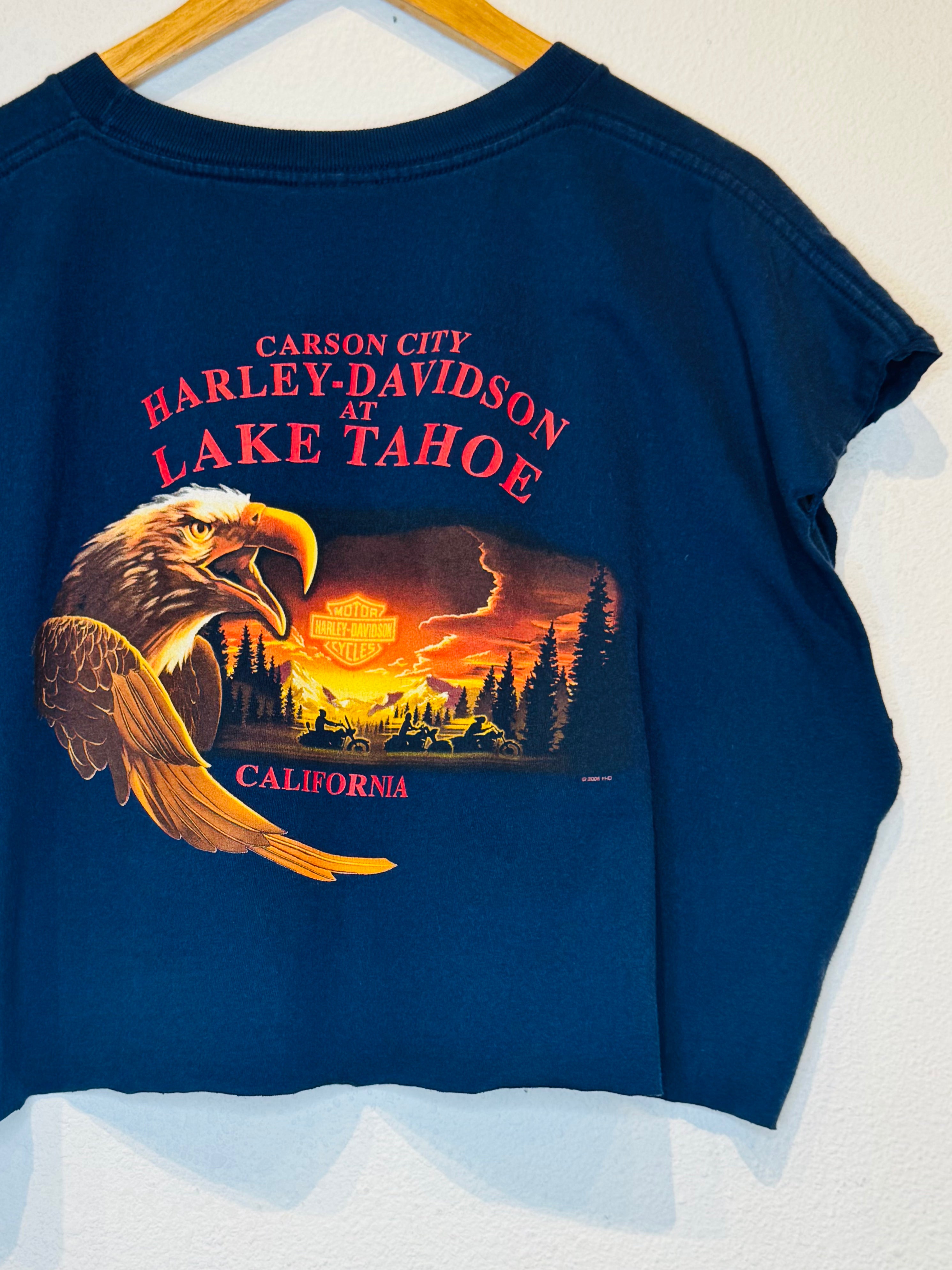 Tahoe Harley Vintage Crop Tank