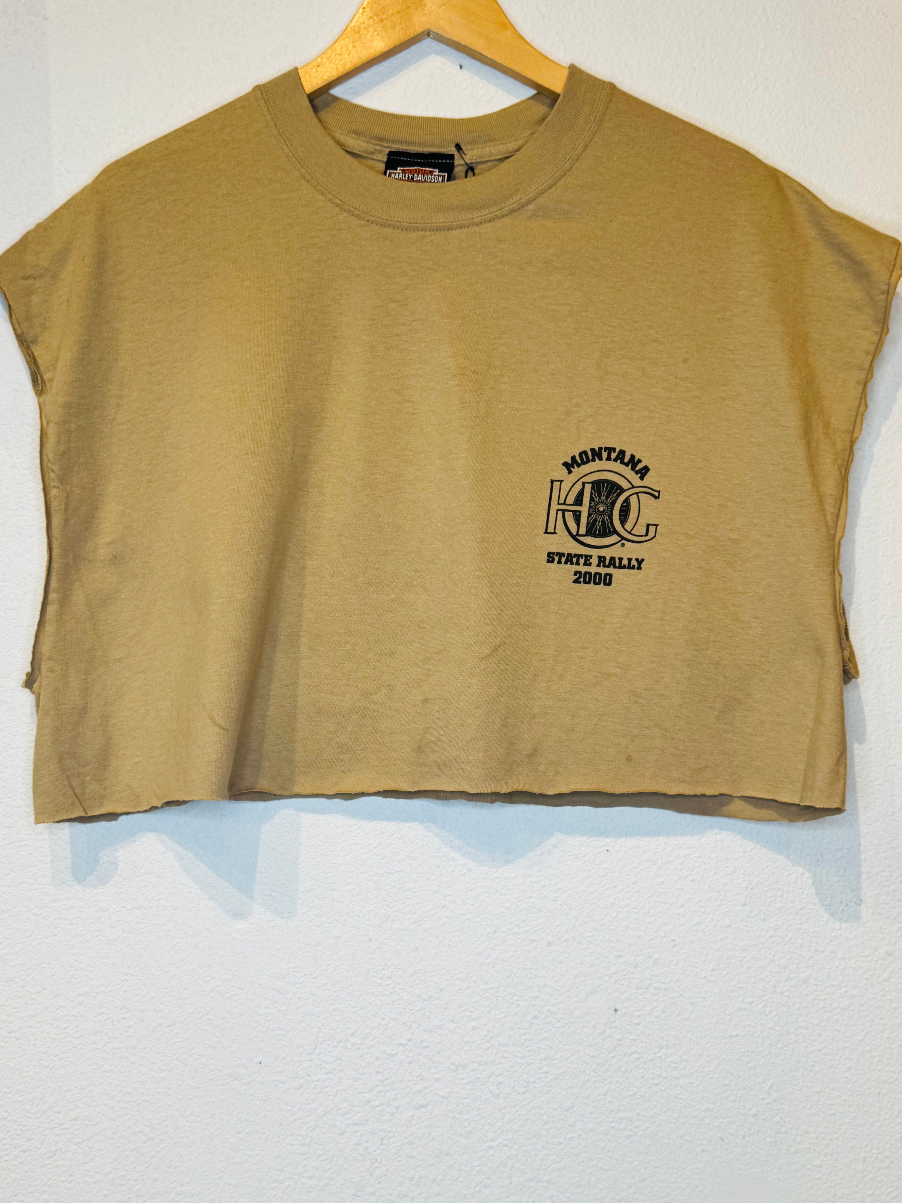 Montana Harley Vintage Crop Tank