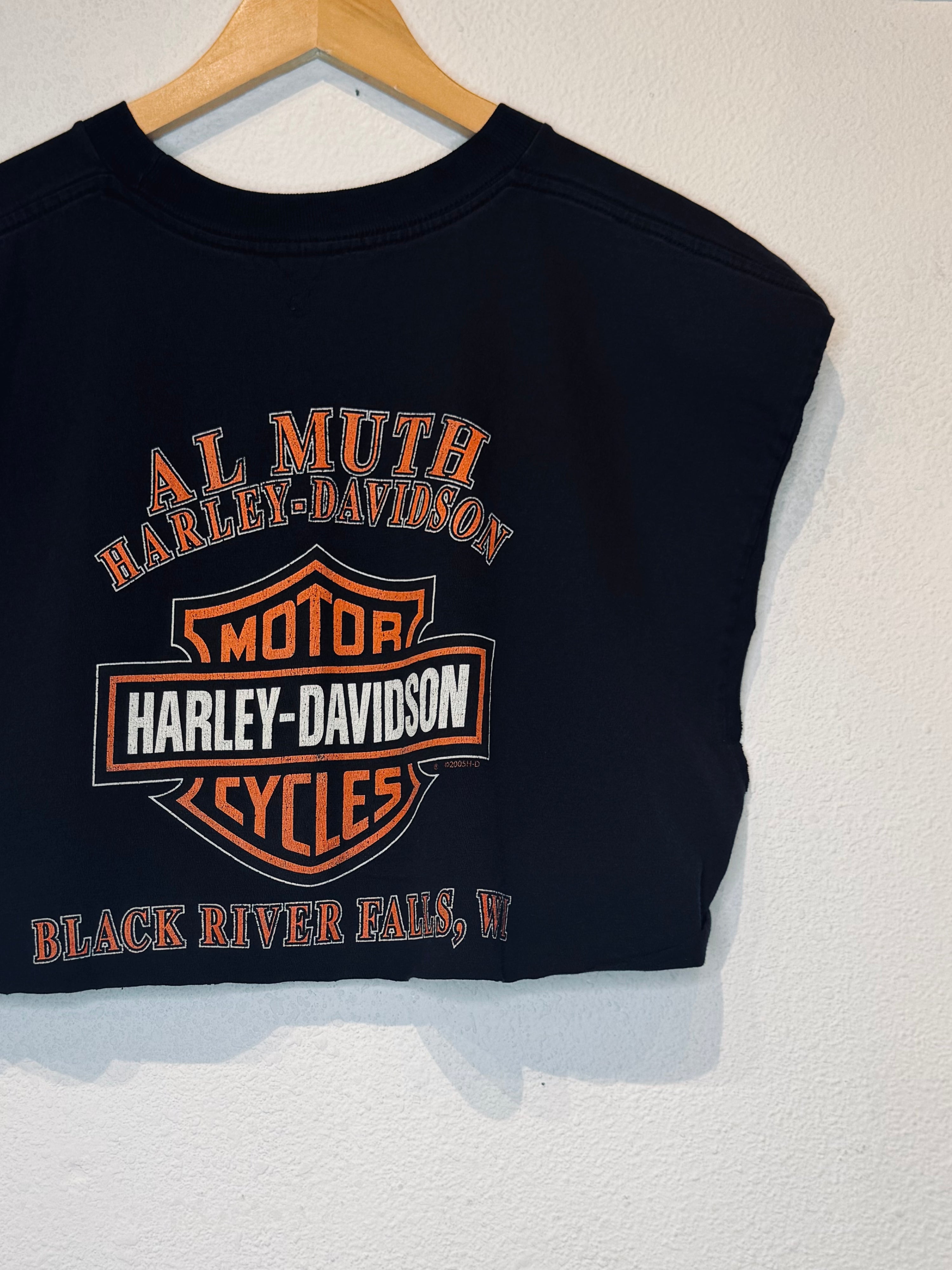 Black River Harley Vintage Crop Tank