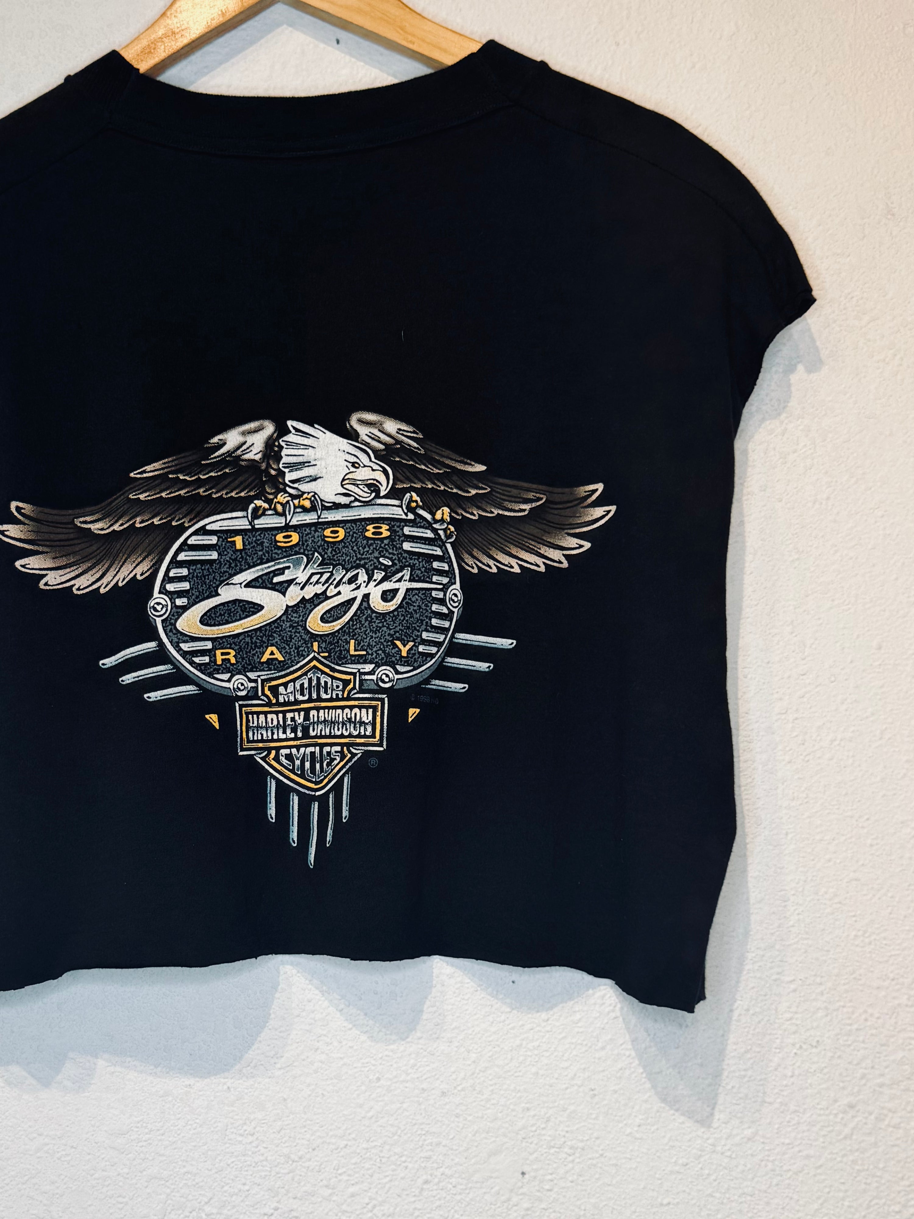 Sturgis '98 Harley Vintage Crop Tank