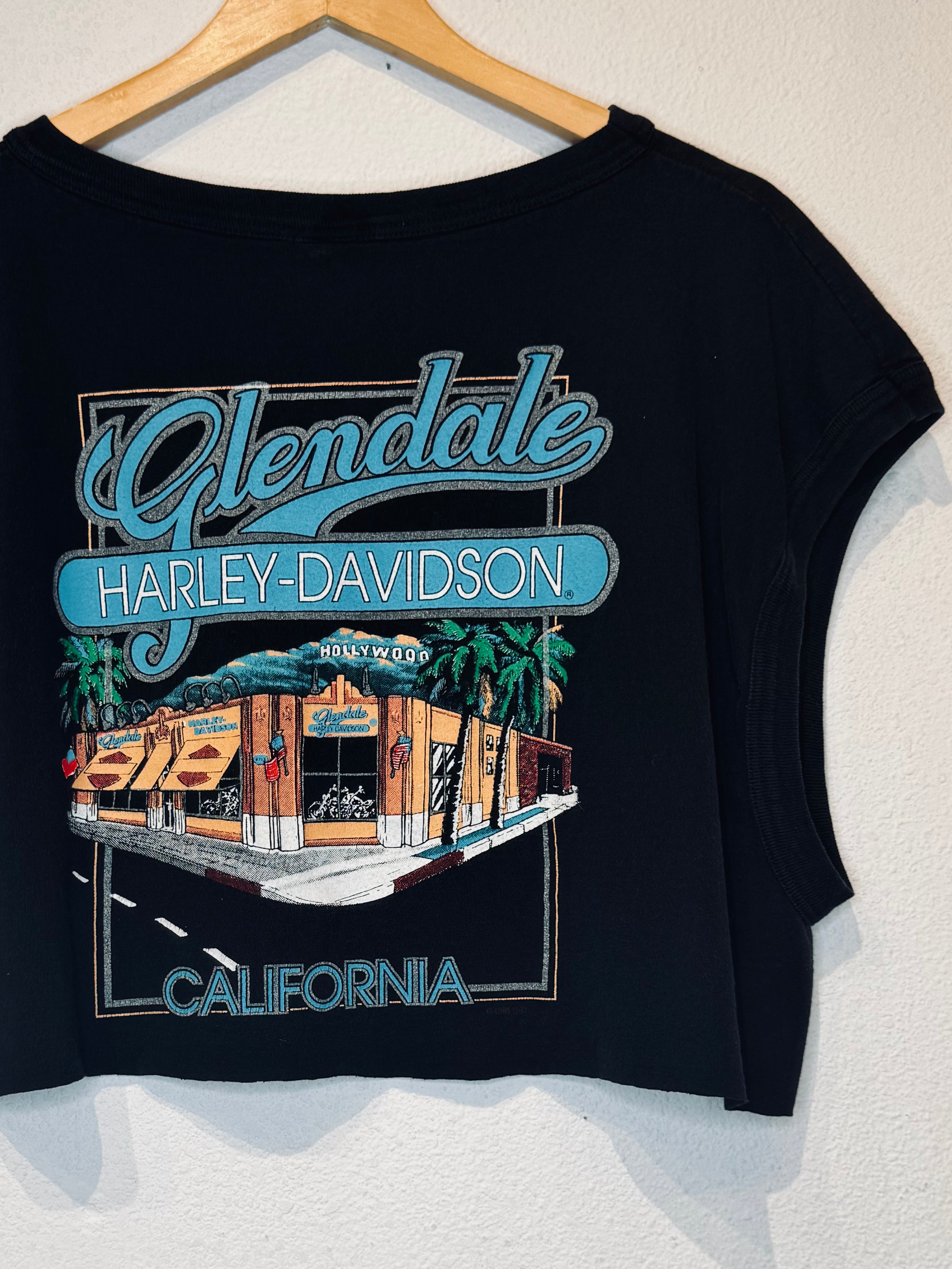 Glendale Harley Vintage Crop Tank