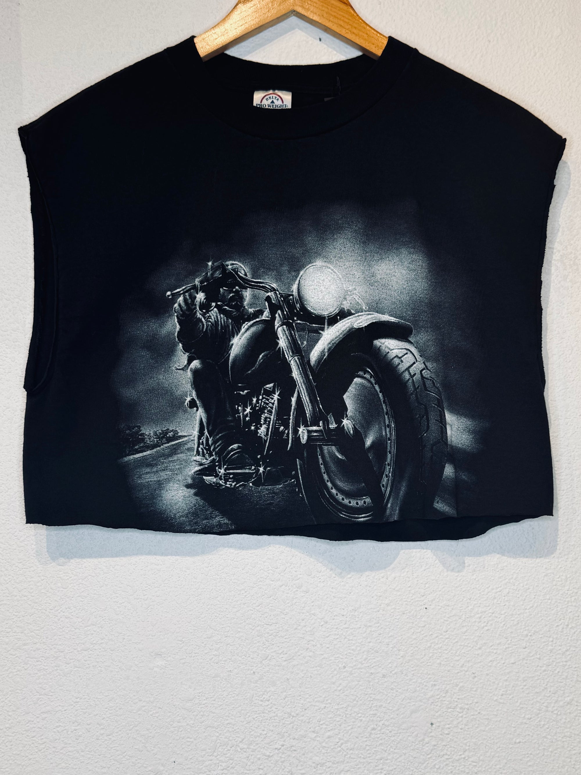 Motorcycle Vintage Crop Tank