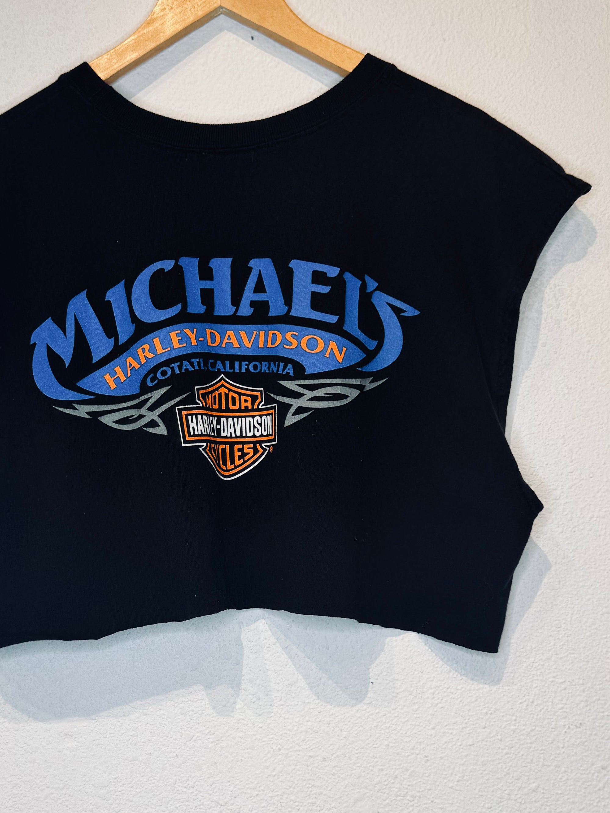 Michaels Harley Vintage Crop Tank