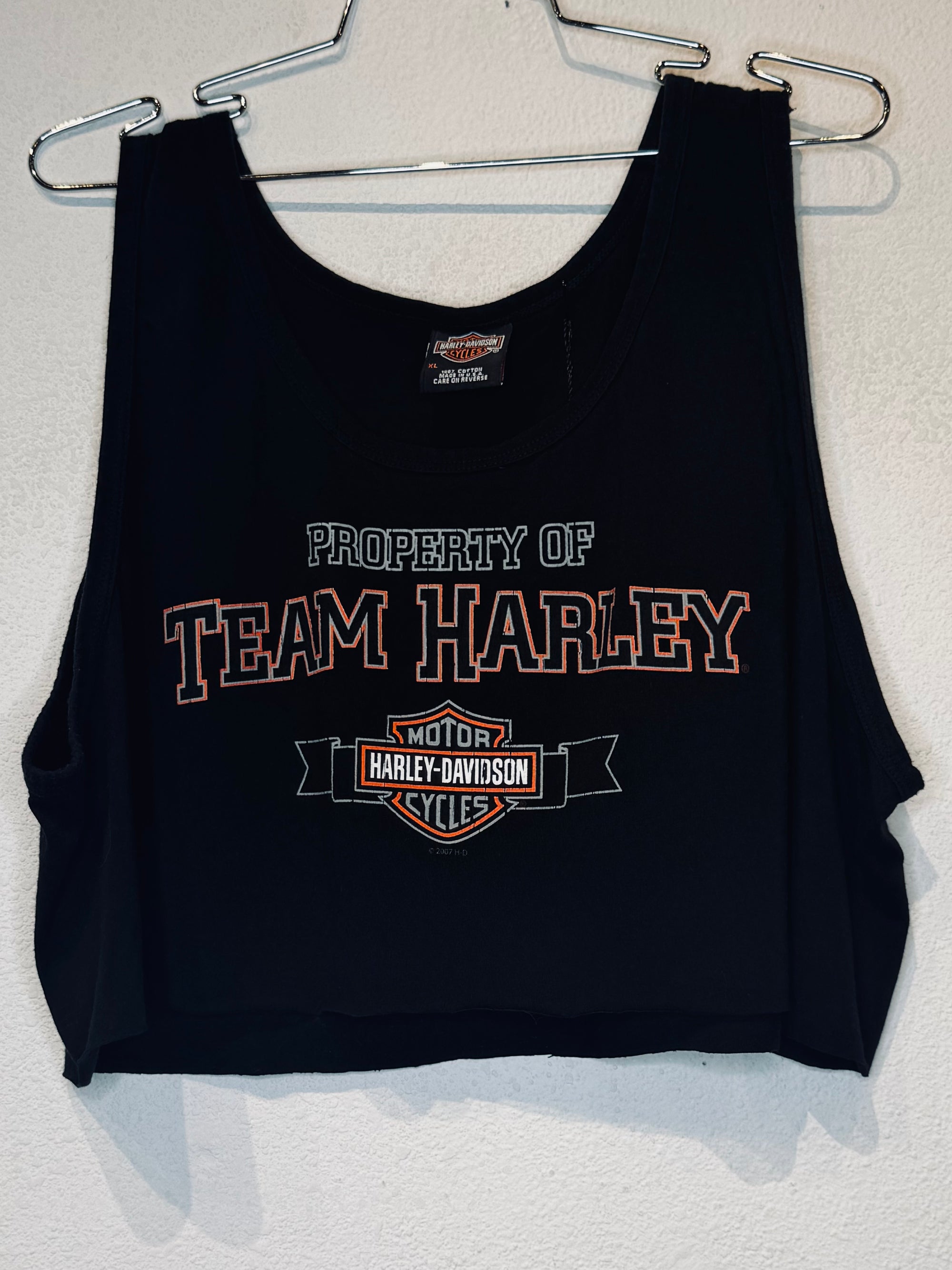 Team Harley Vintage Crop Tank