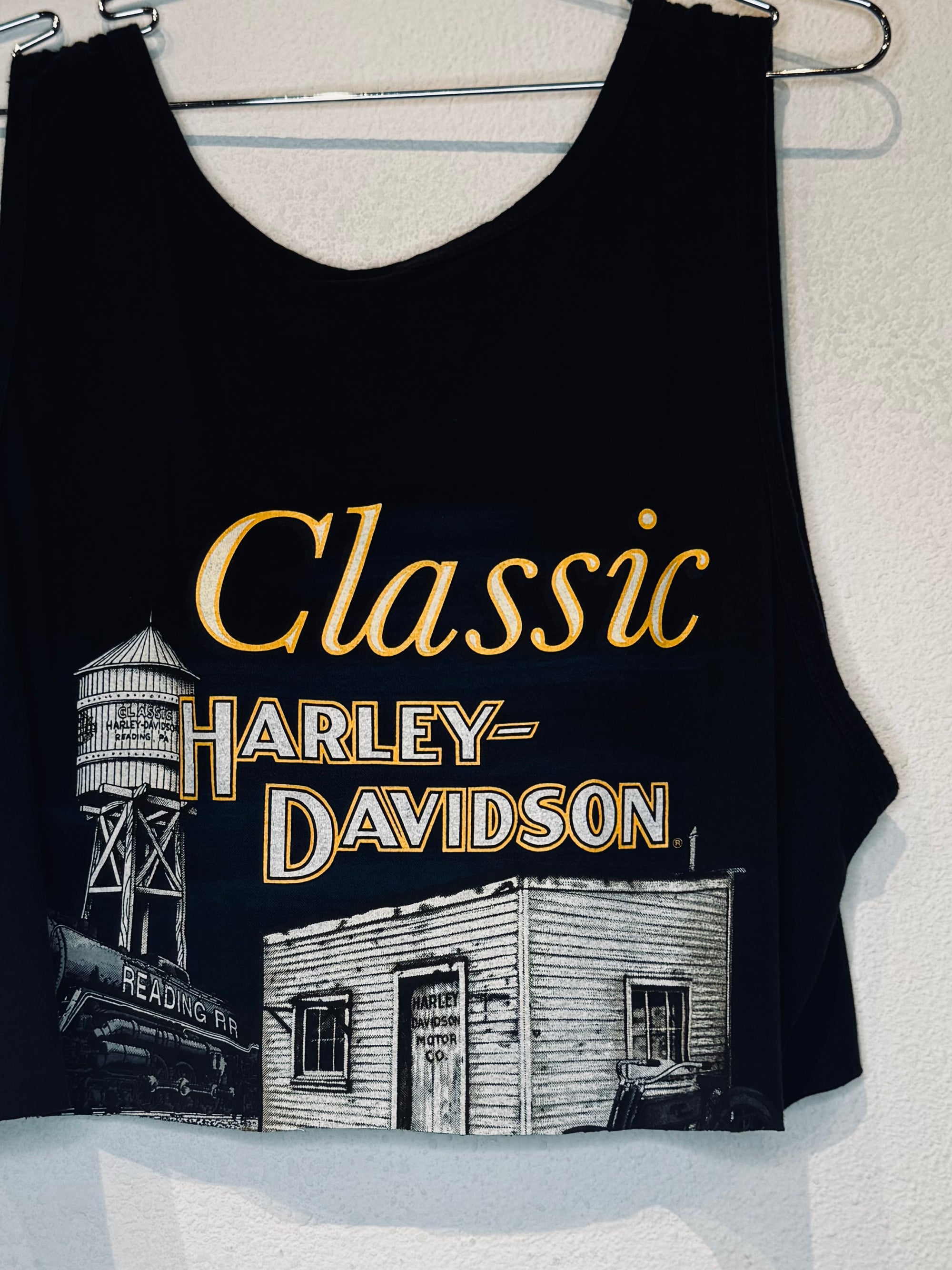 Team Harley Vintage Crop Tank