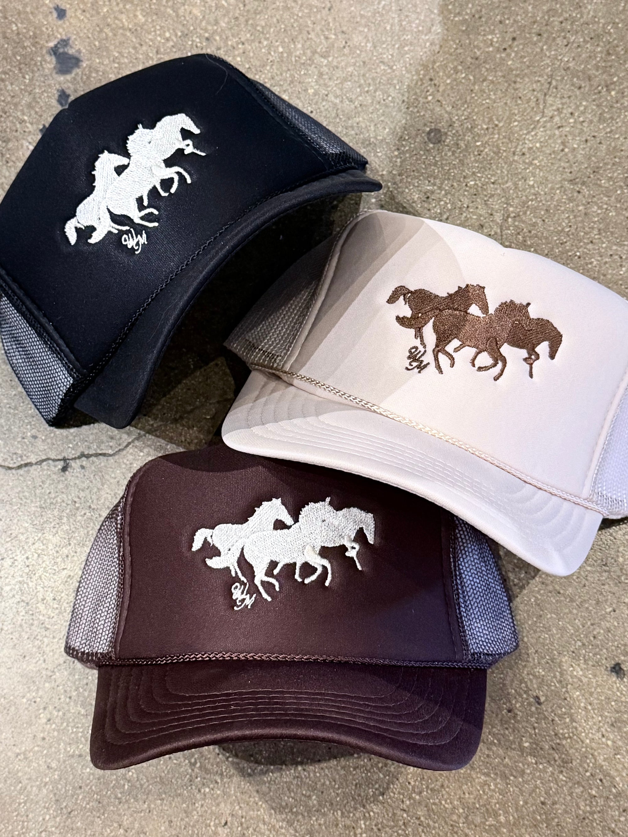 Wild Horses Trucker Hat