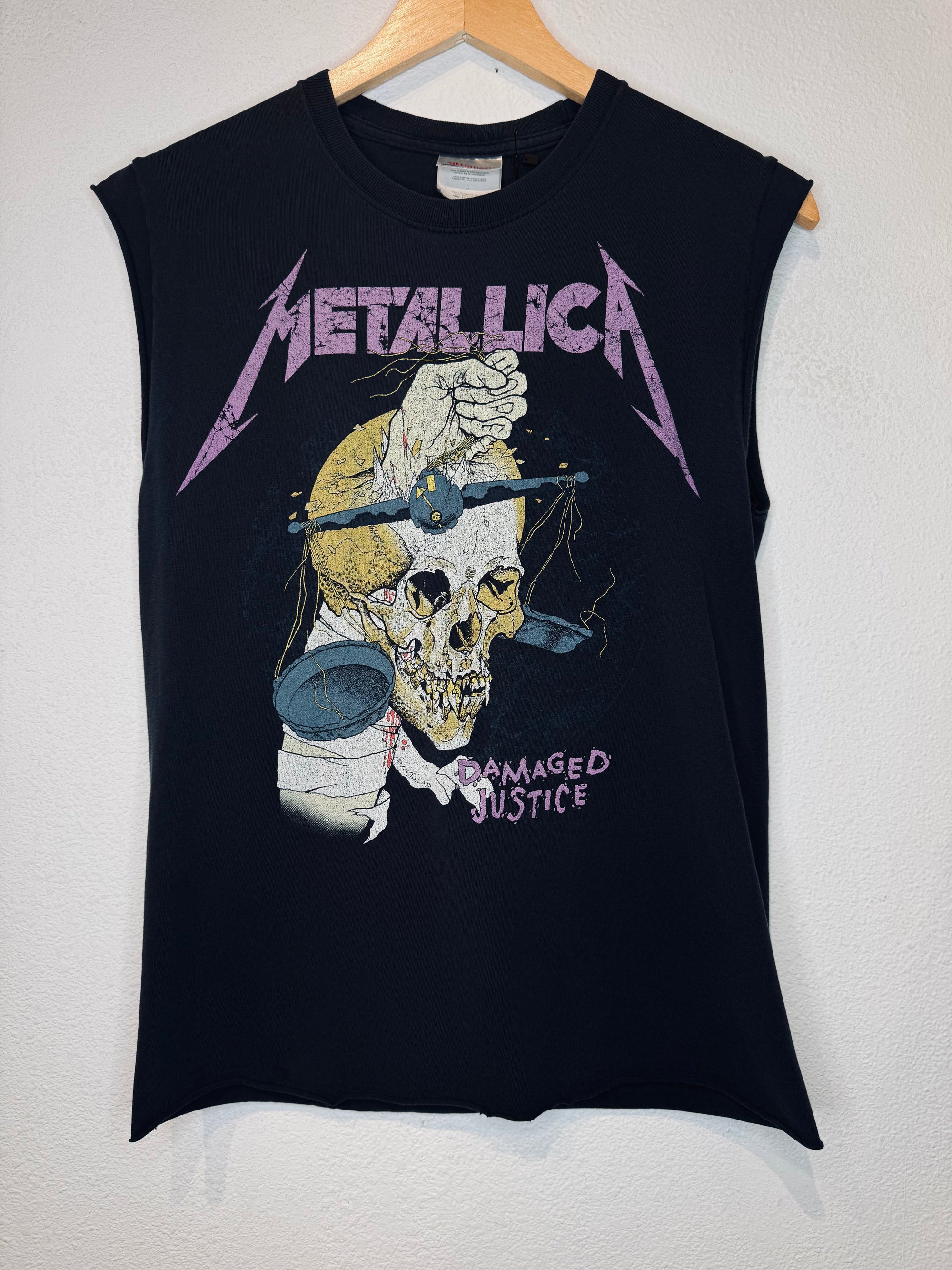 Metallica Damaged Justice Vintage Tank