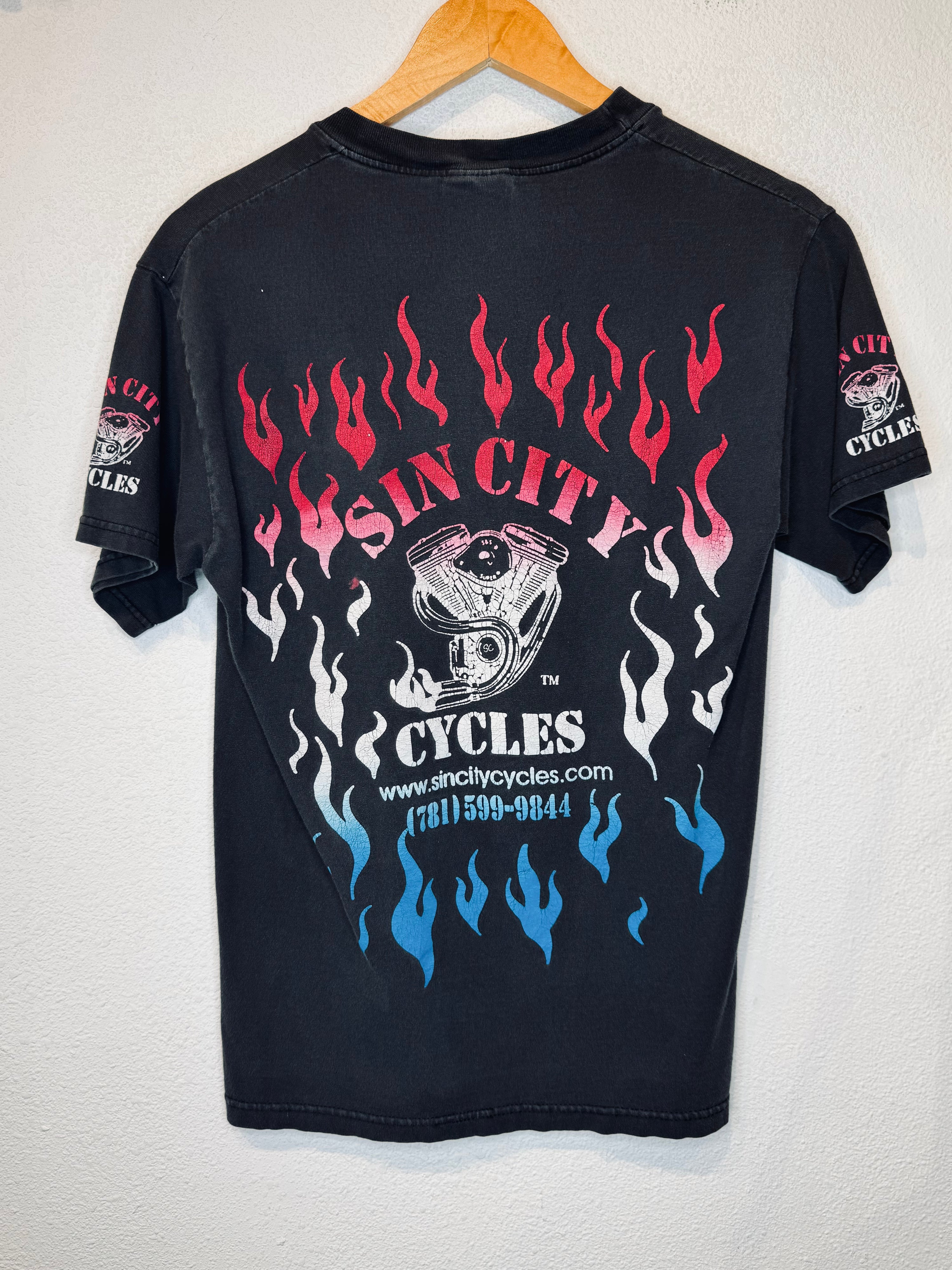 Sin City Cycles Vintage Tee
