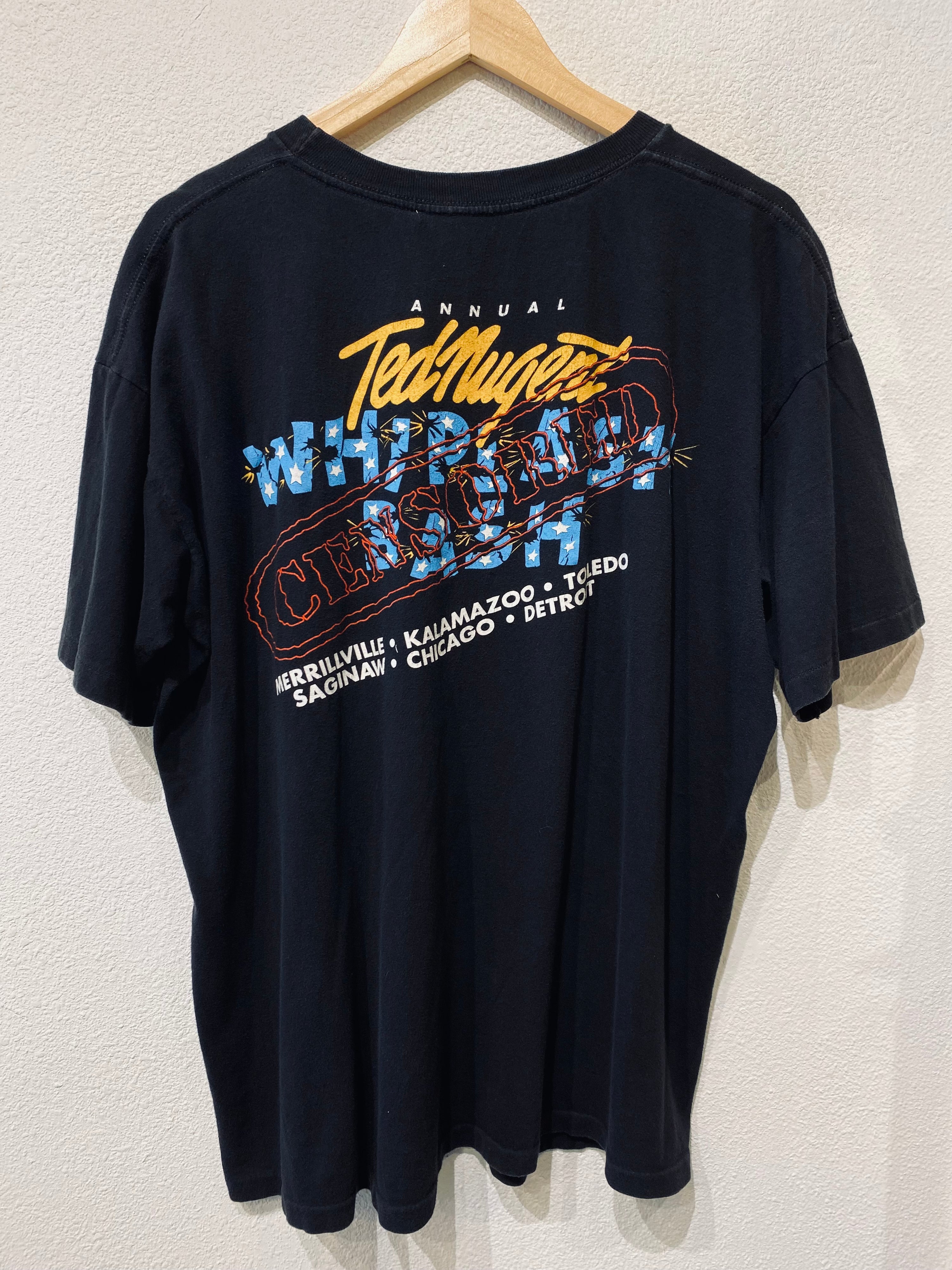 Ted Nugent Wiplash Bash Vintage Tee - Burnout