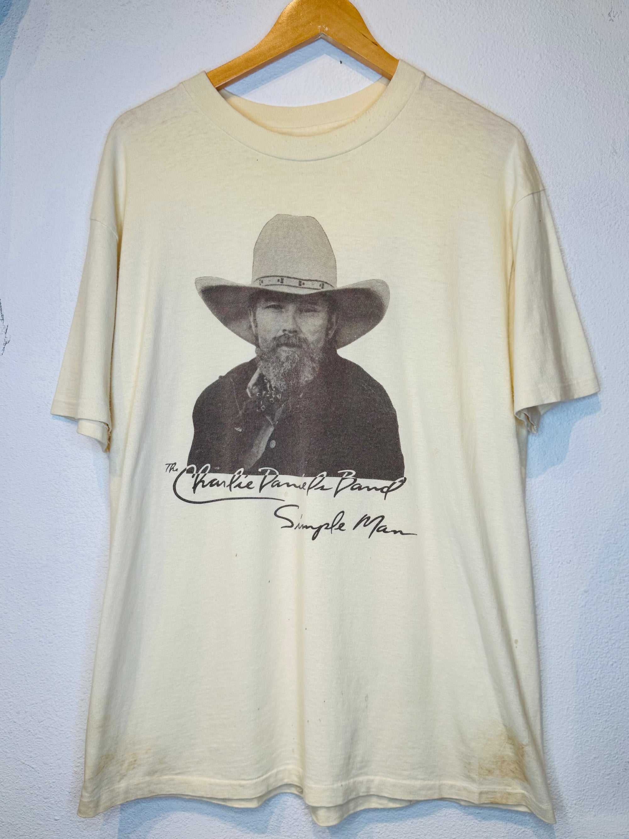 Charlie Daniels Simple Man Vintage Tee