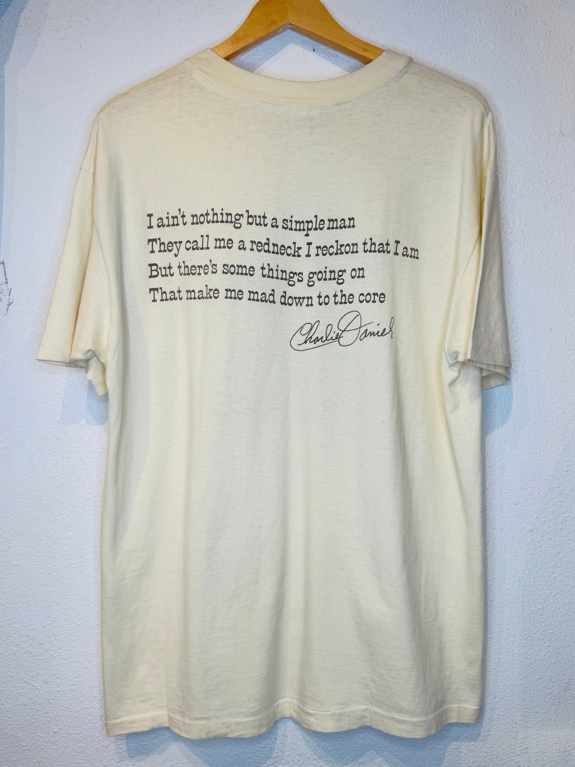 Charlie Daniels Simple Man Vintage Tee
