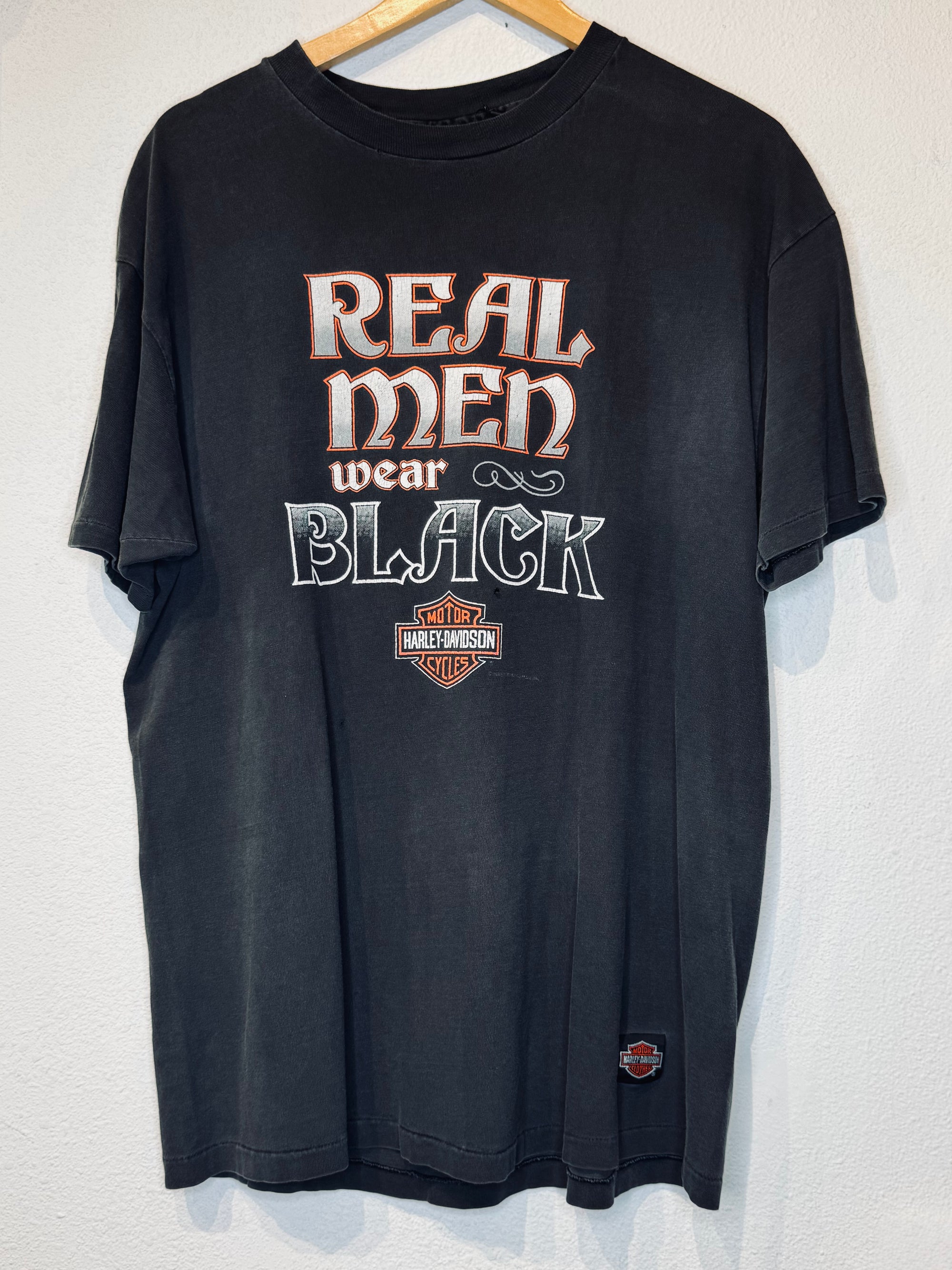Real Men Harley Vintage Tee