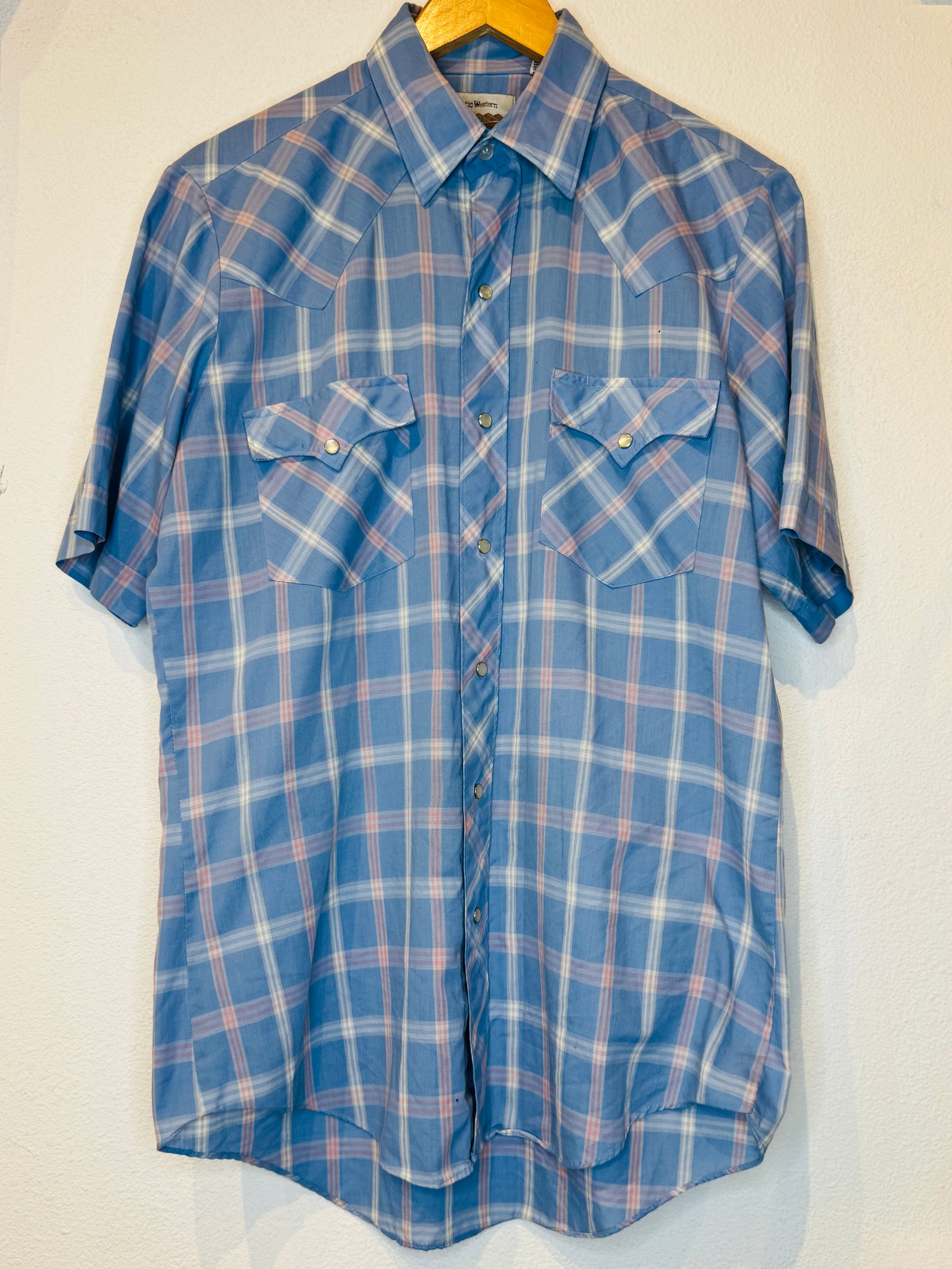 Authentic Western Vintage Pearl Snap
