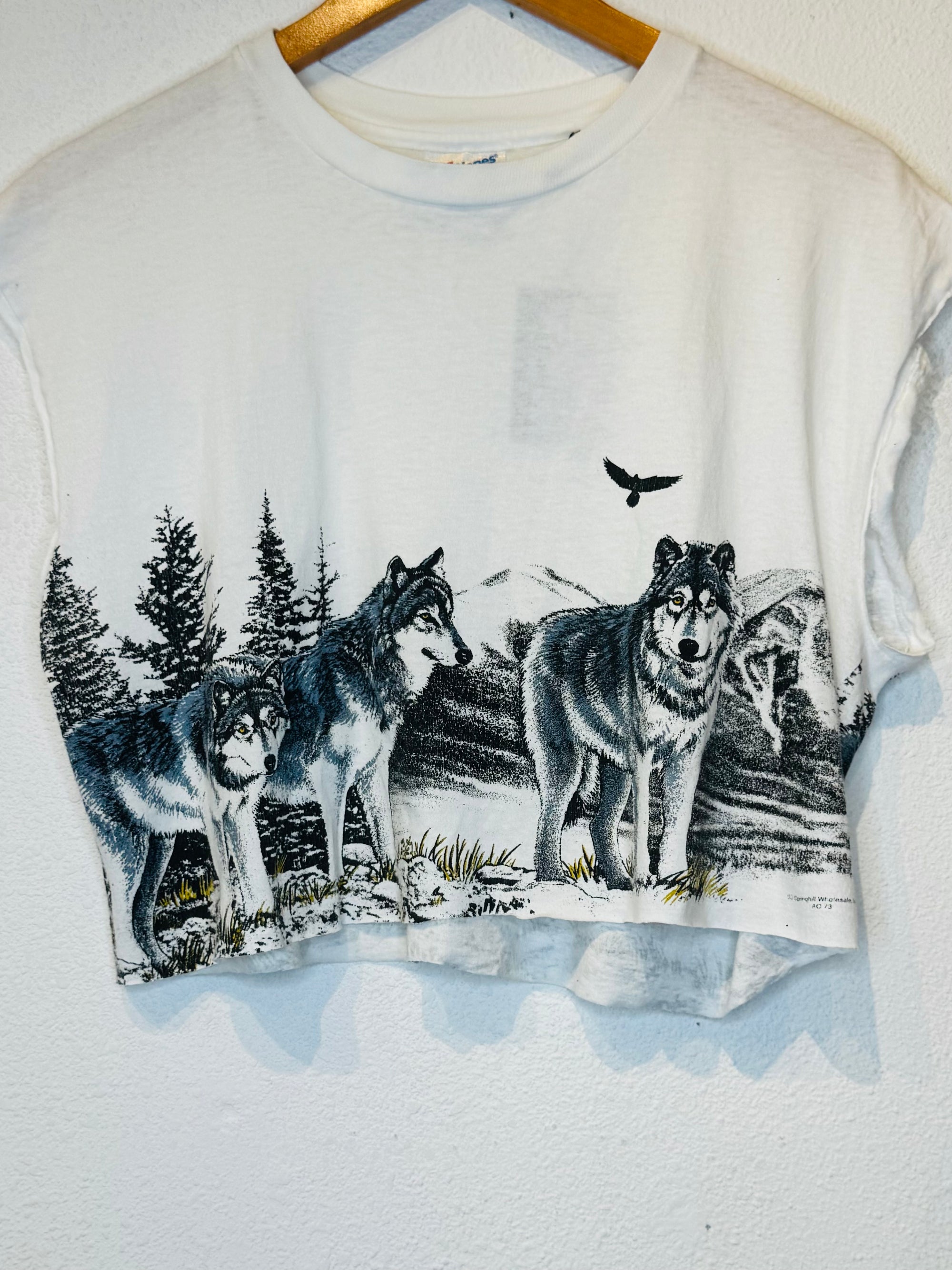 Wolves Vintage Crop Tank