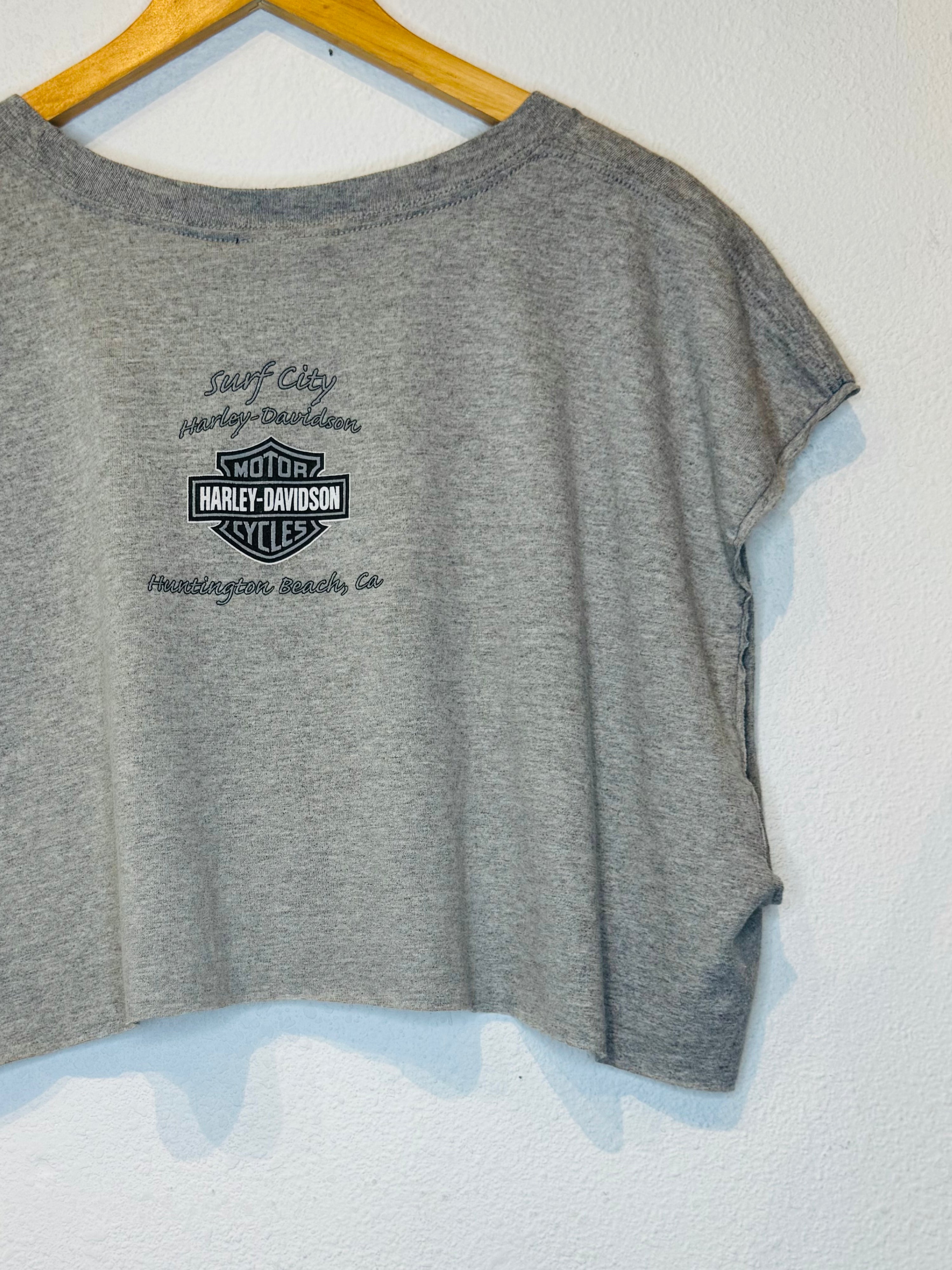 Surf City Harley Vintage Crop Tank