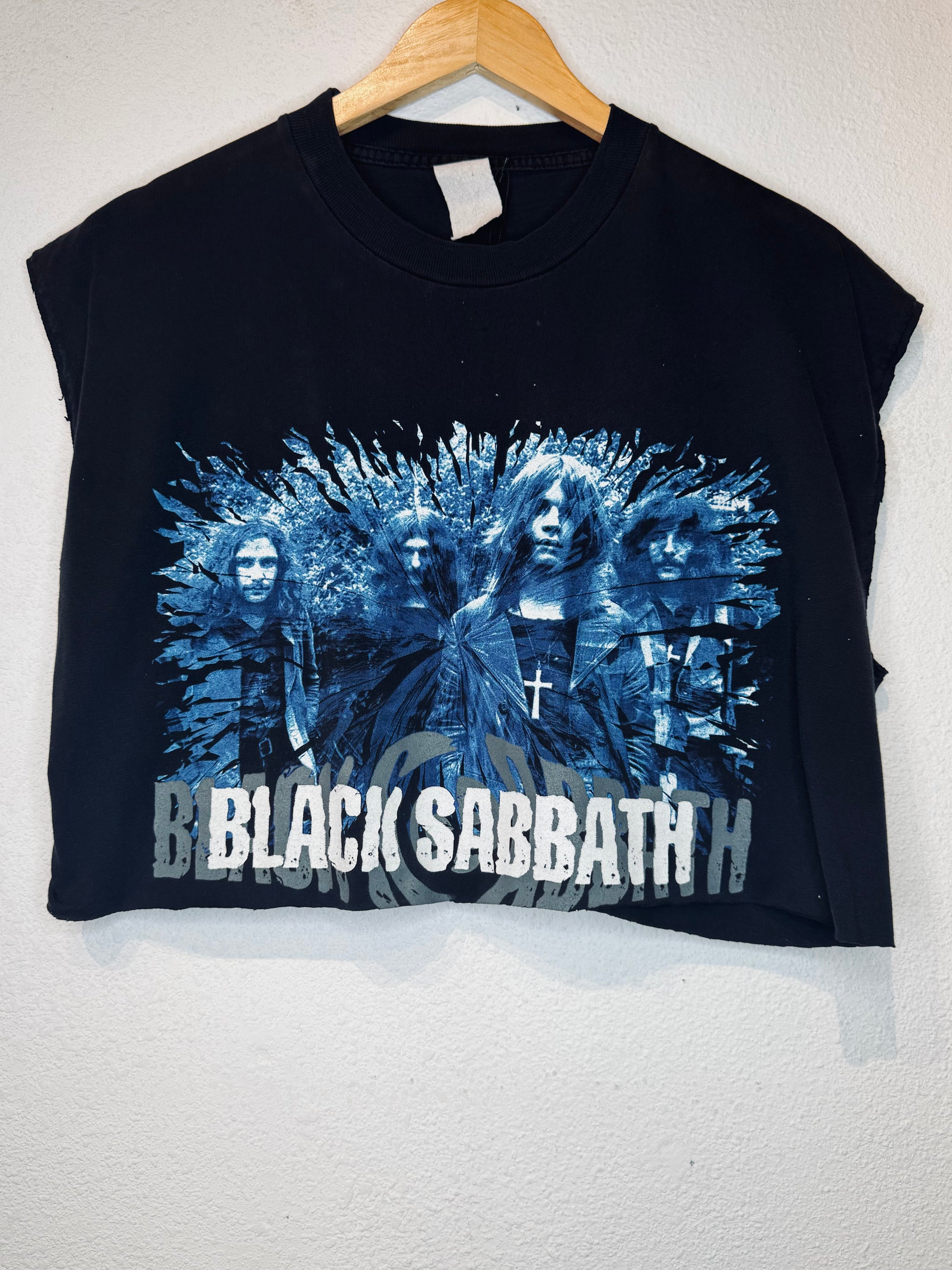 Black Sabbath Vintage Crop Tank