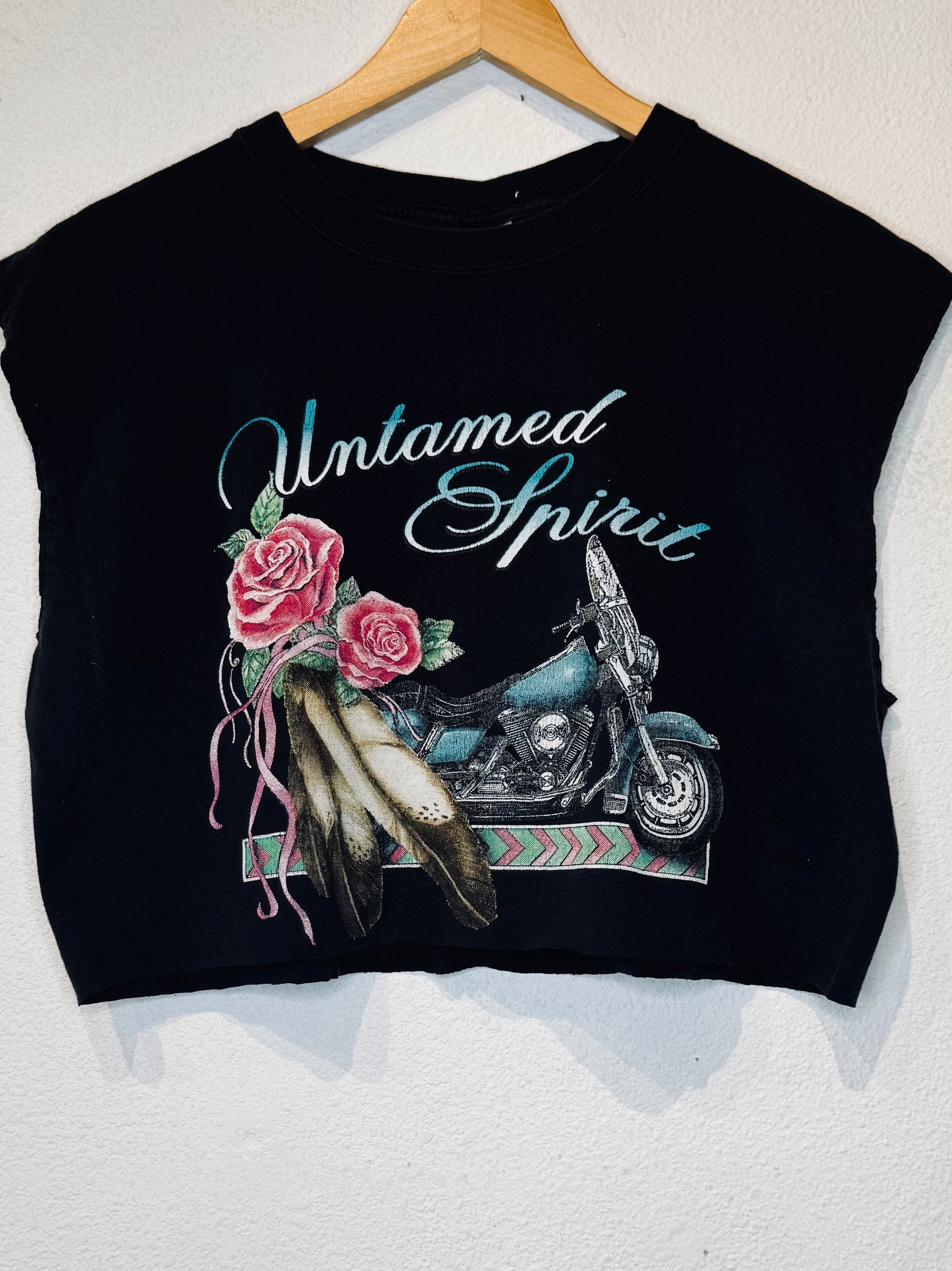 Untamed Spirit Vintage Crop Tank