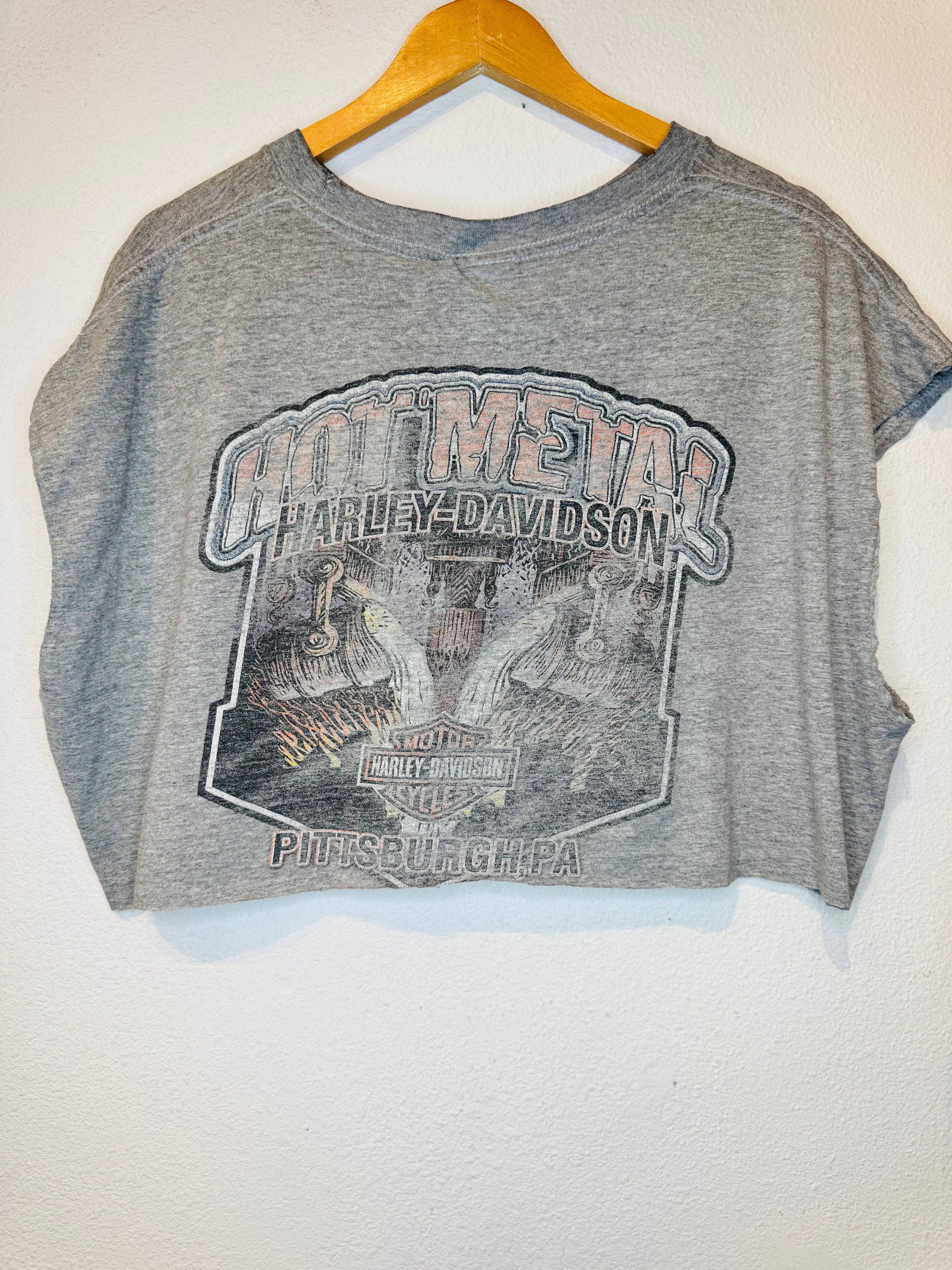 Pittsburgh Harley Vintage Crop Tank